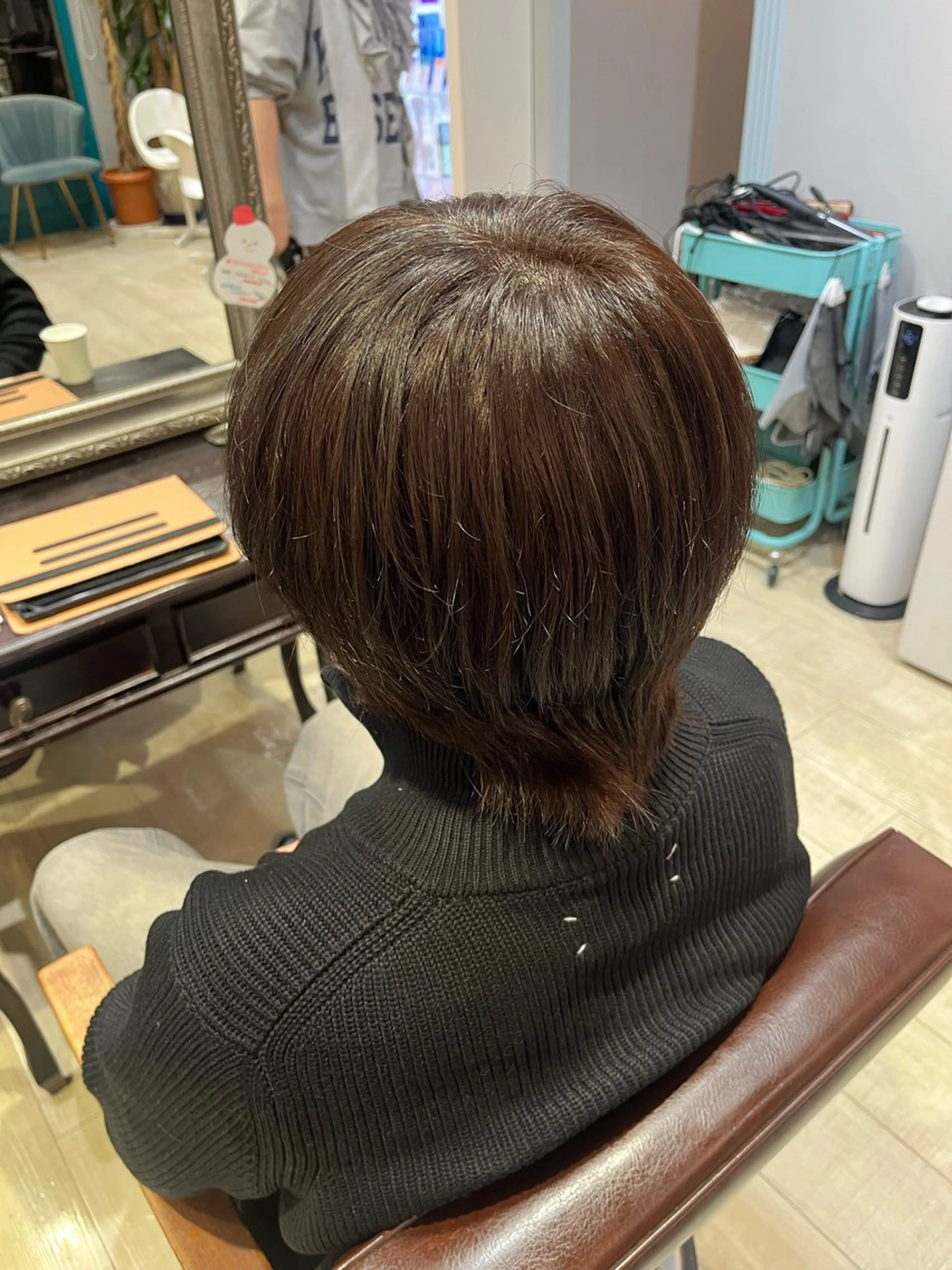 メンズ ヘアカラー 艶カラー透明感カラー まいか🫧‪のヘアスタイル