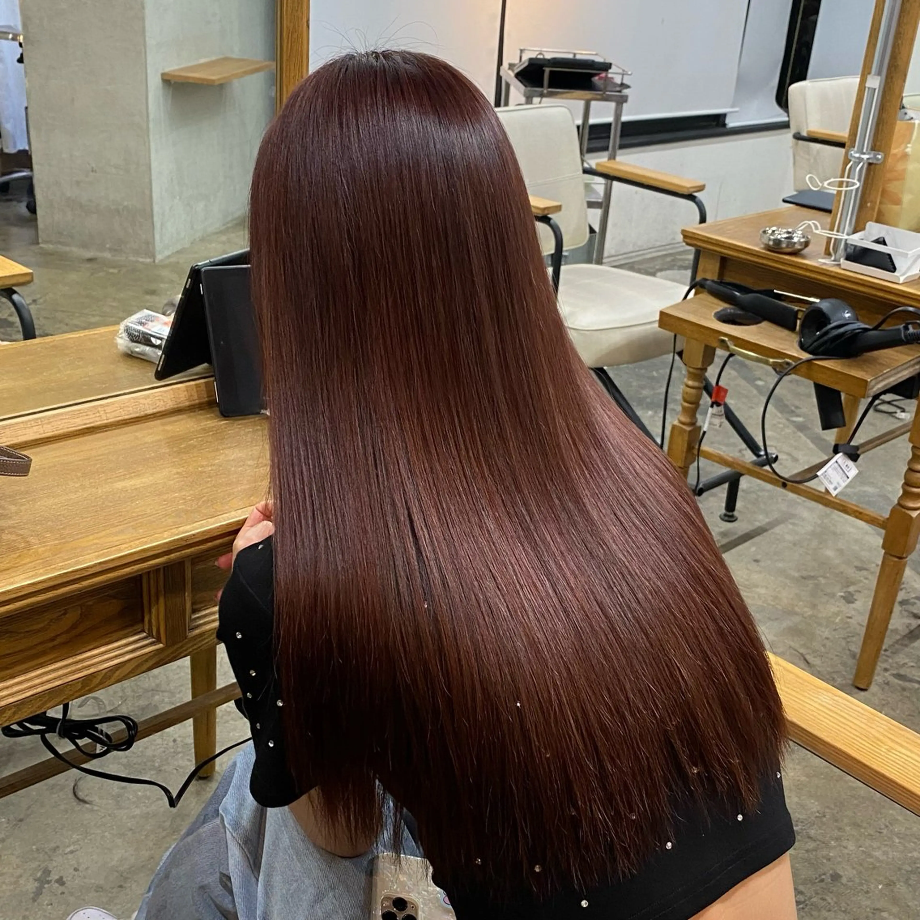 ロング カラー 透明感ワンカラー梅田 ダブルカラー/川上のヘアスタイル