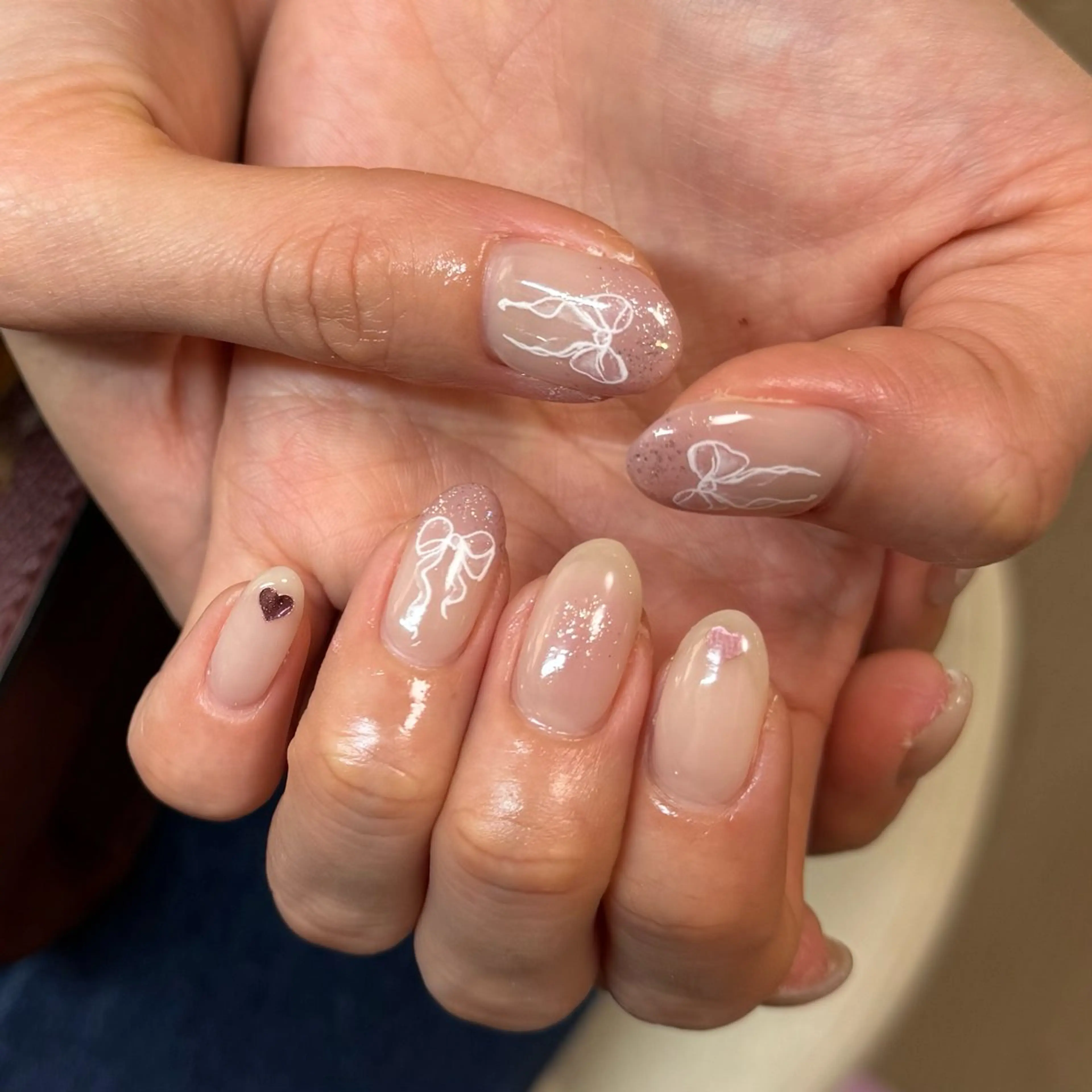 ネイル ハンドネイル yano Ribbon佐野店のネイルデザイン