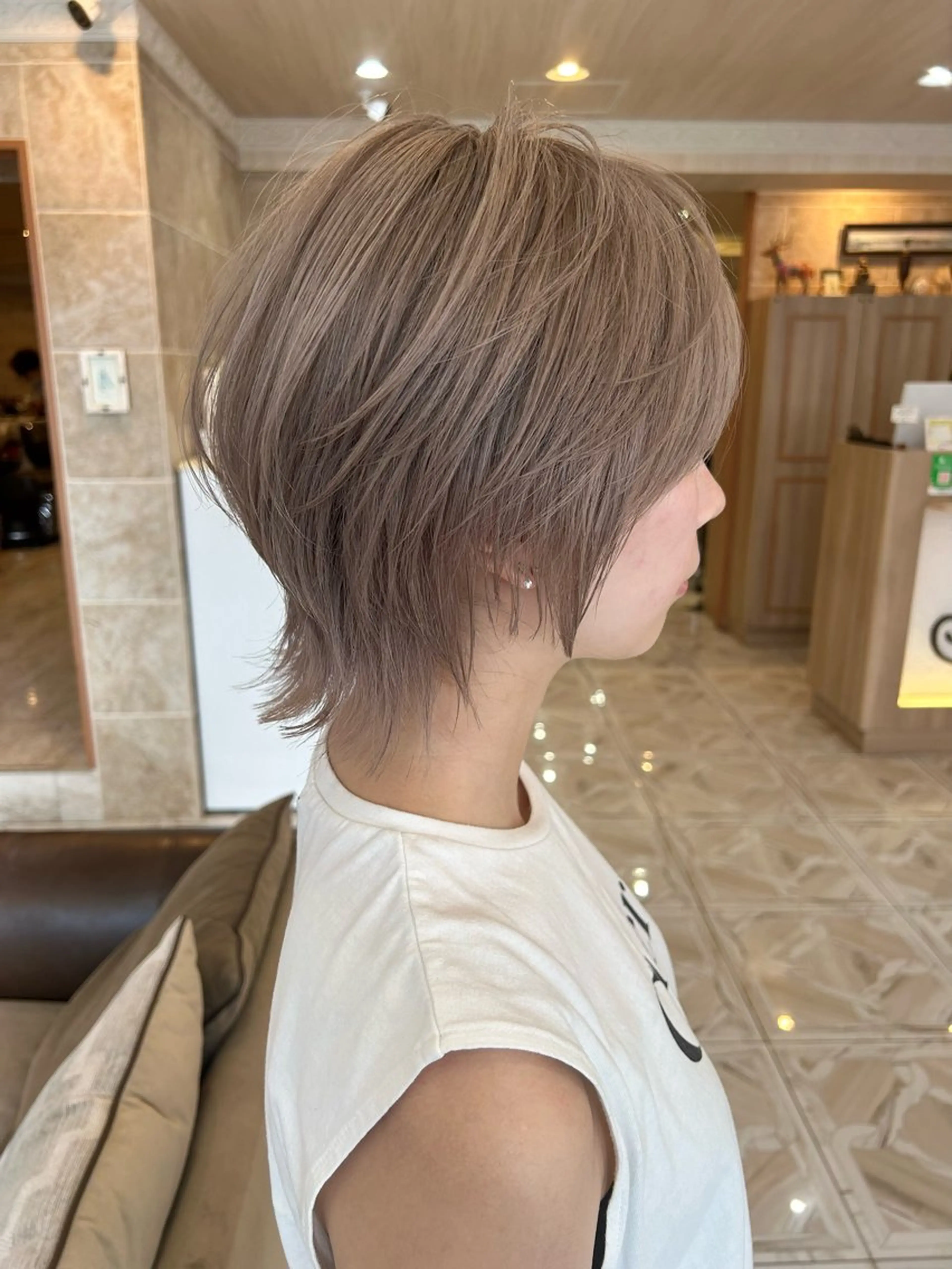 ショート カラー ショートヘア ウルフカット カット ヘアカラー トリートメント shanti   平岸店所属・柾本 寛貴のヘアスタイル