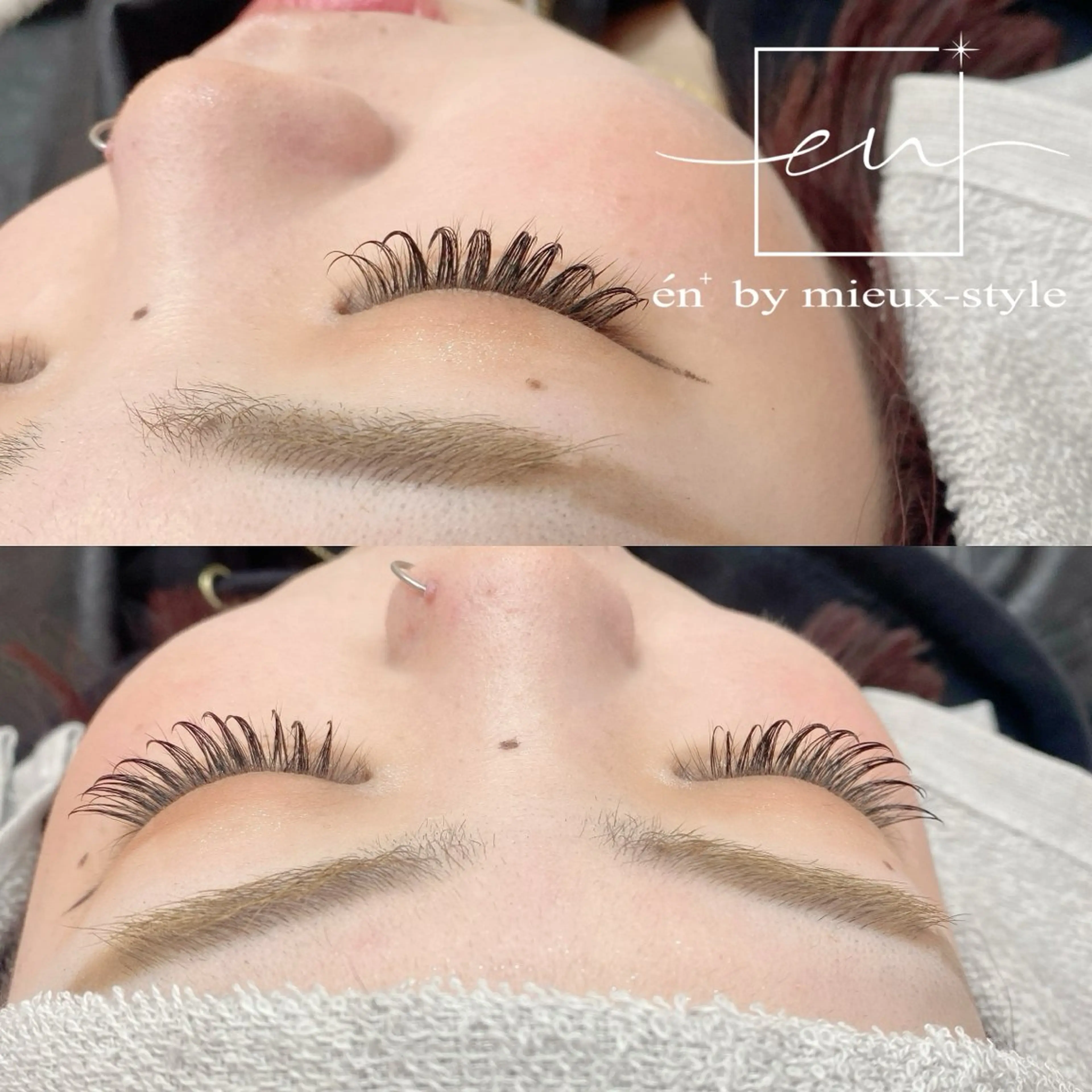 オフなしエクステ100本&アイブロウ waxの写真