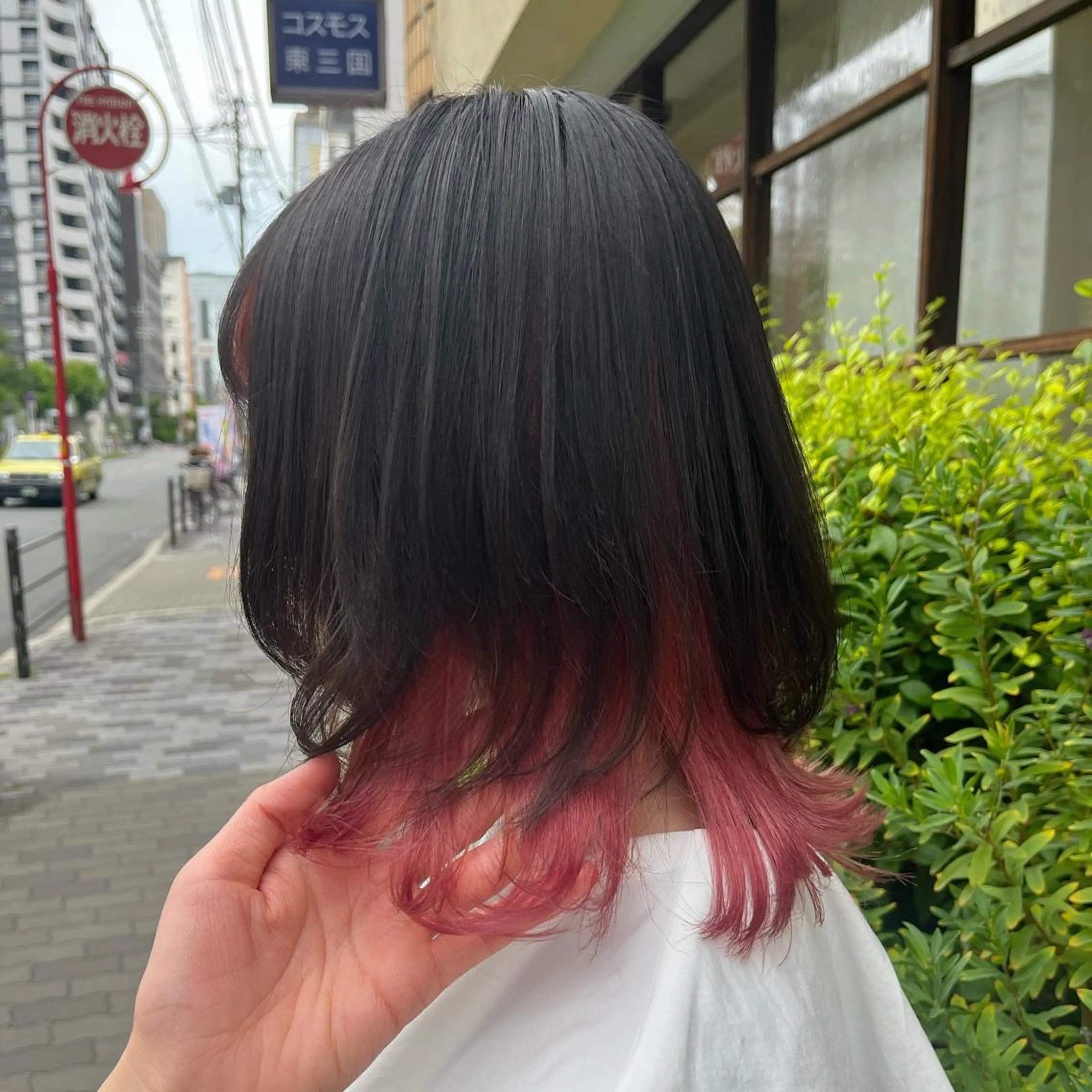 ミディアム ウルフカット 田中 鈴乃のヘアスタイル