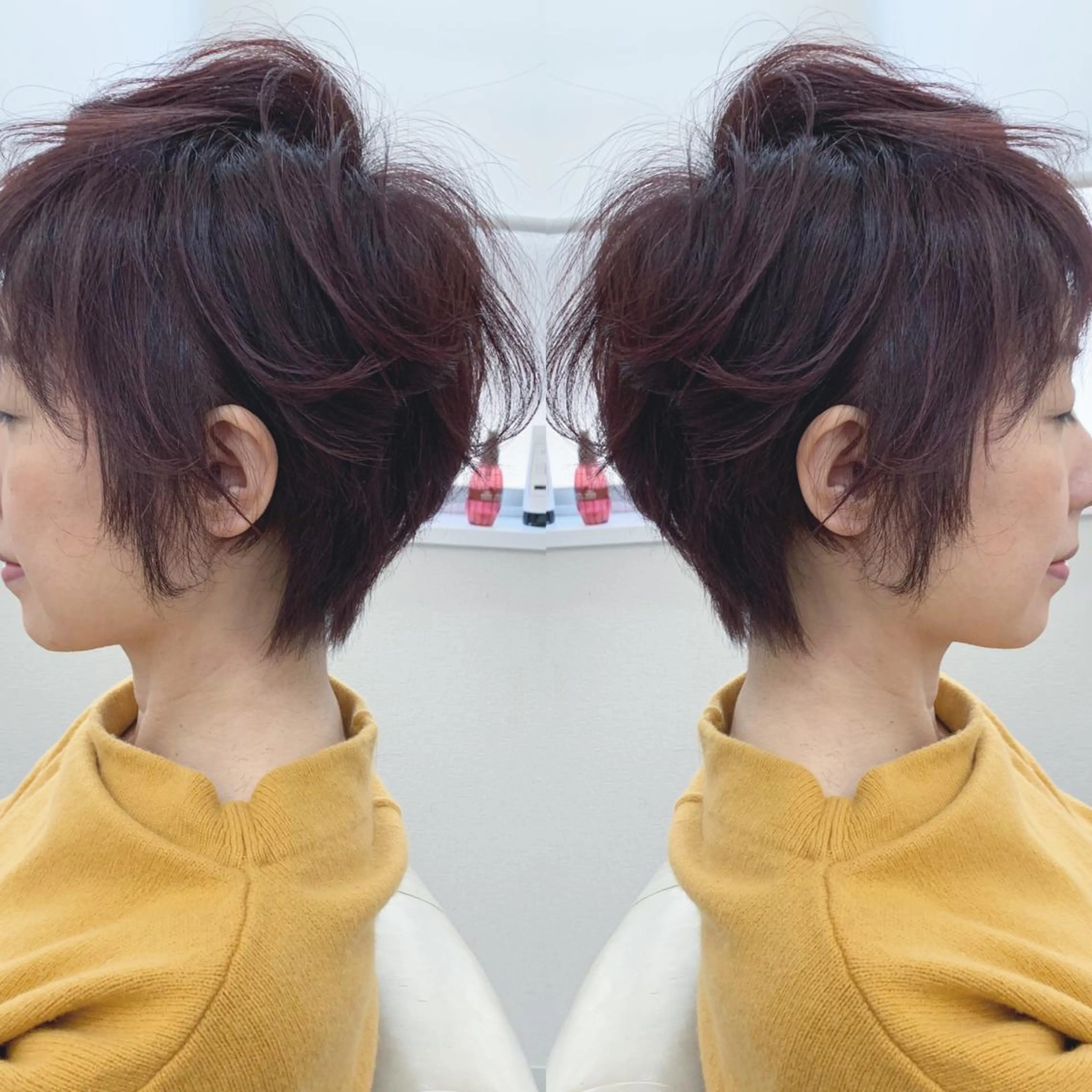 ショート ショートボブ ボブ ショートヘア カット ヘアカラー トリートメント H所属・H (エイチ) 烏丸御池店のヘアスタイル