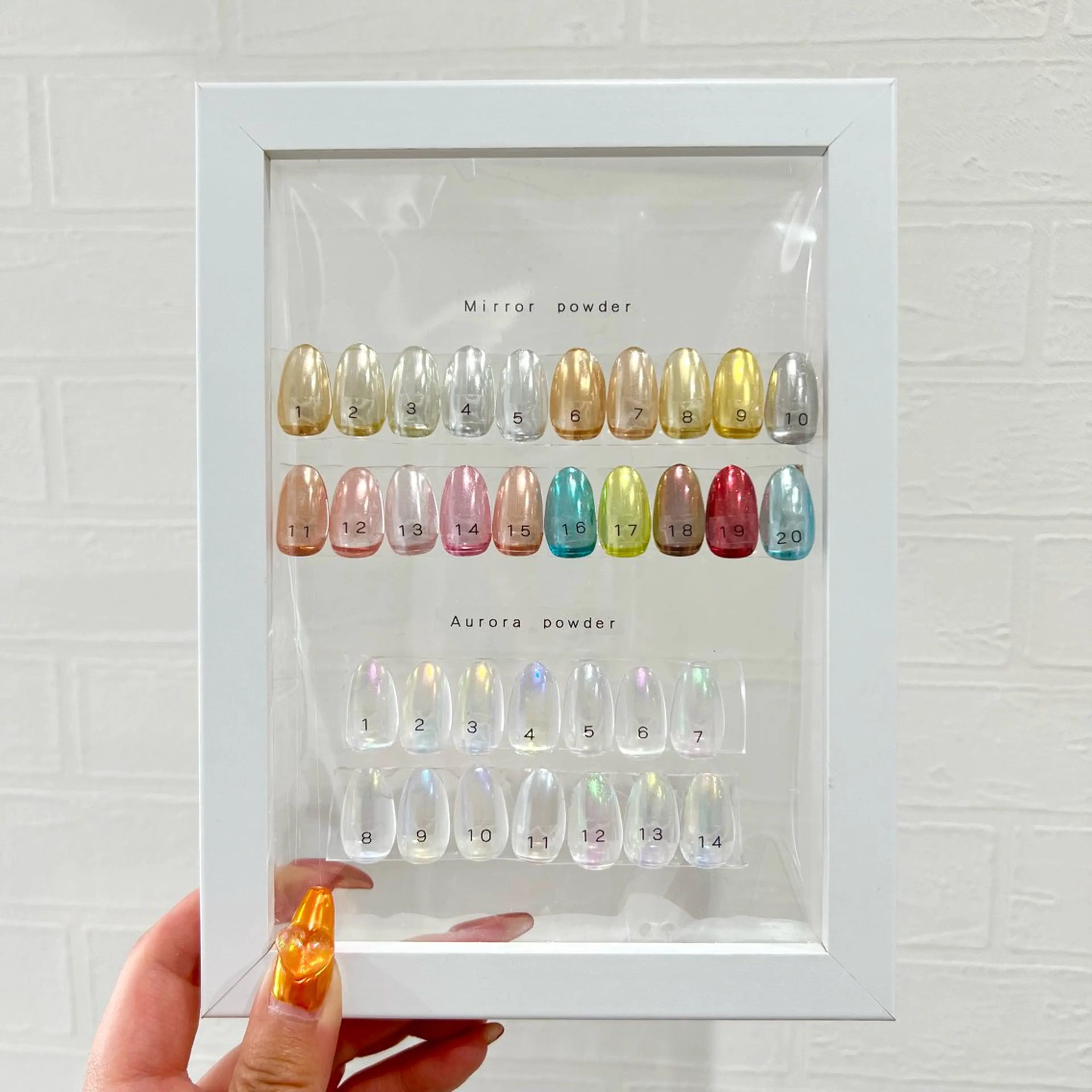 ネイル オーロラネイル ミラーネイル 🧡Shine船橋 鳴海🧡のネイルデザイン