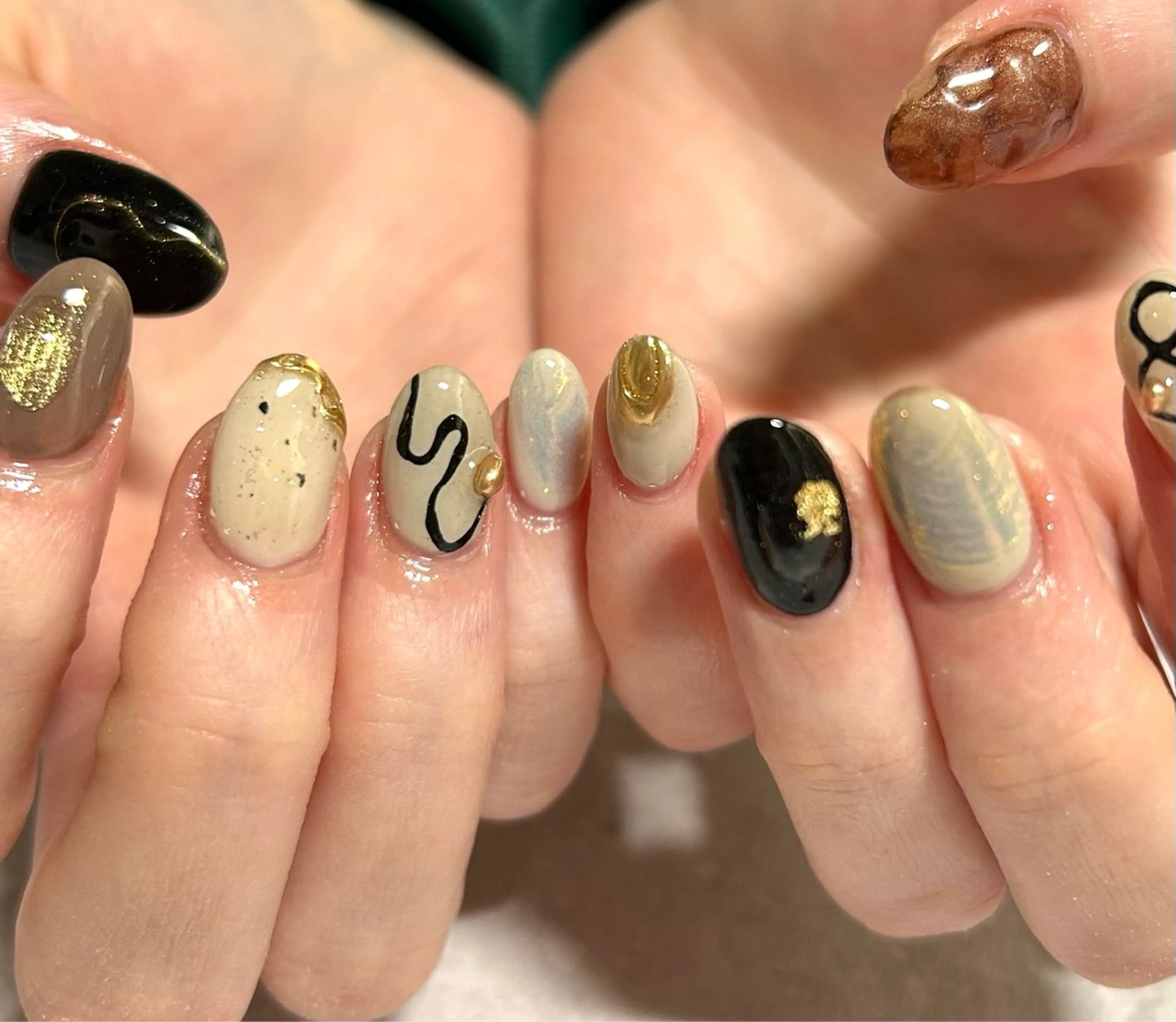 ショート ハンドネイル 2dy所属・2DY NAIL SALONのネイルデザイン
