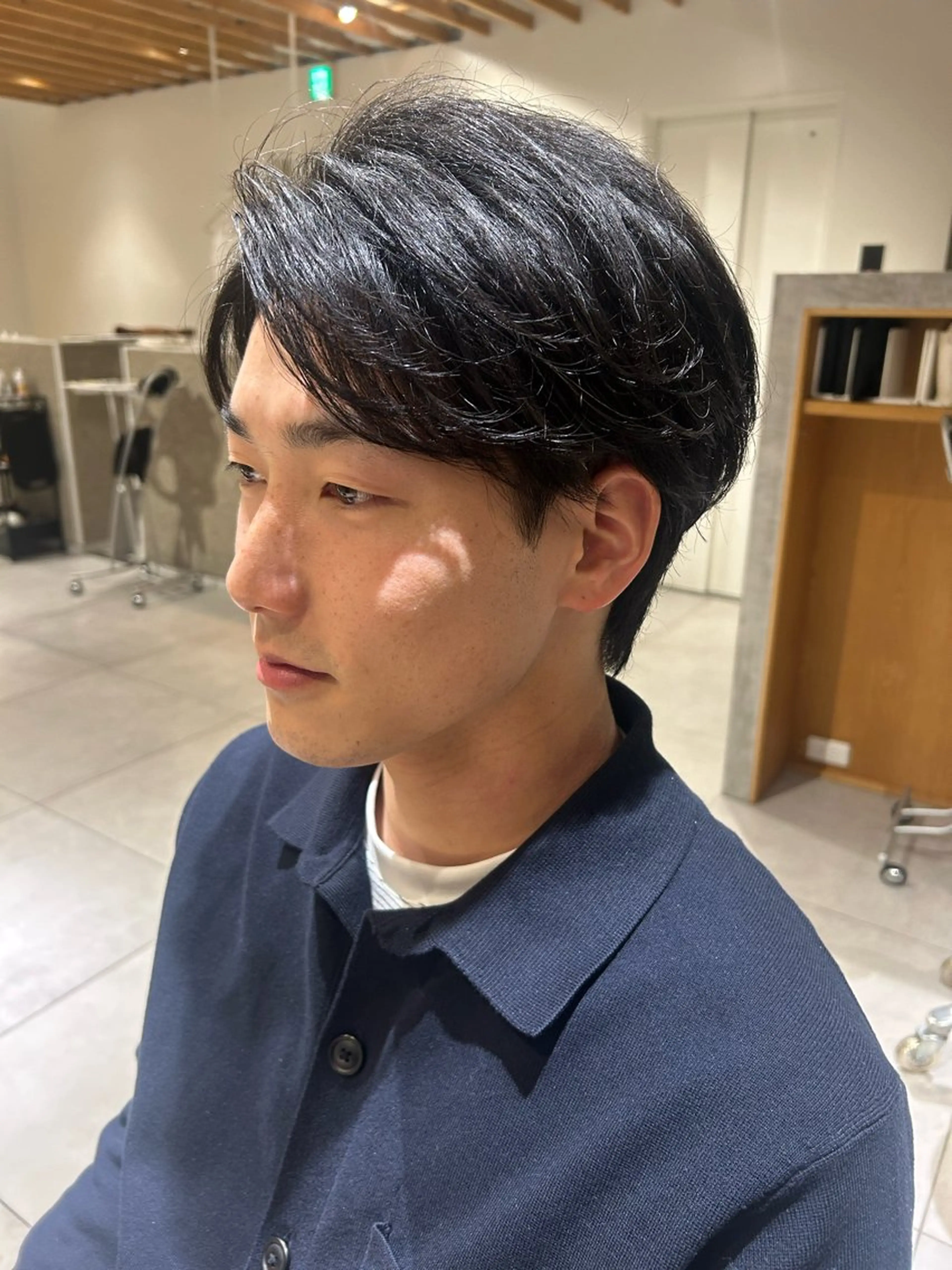 メンズ three.北浜所属・前竹 那生のヘアスタイル