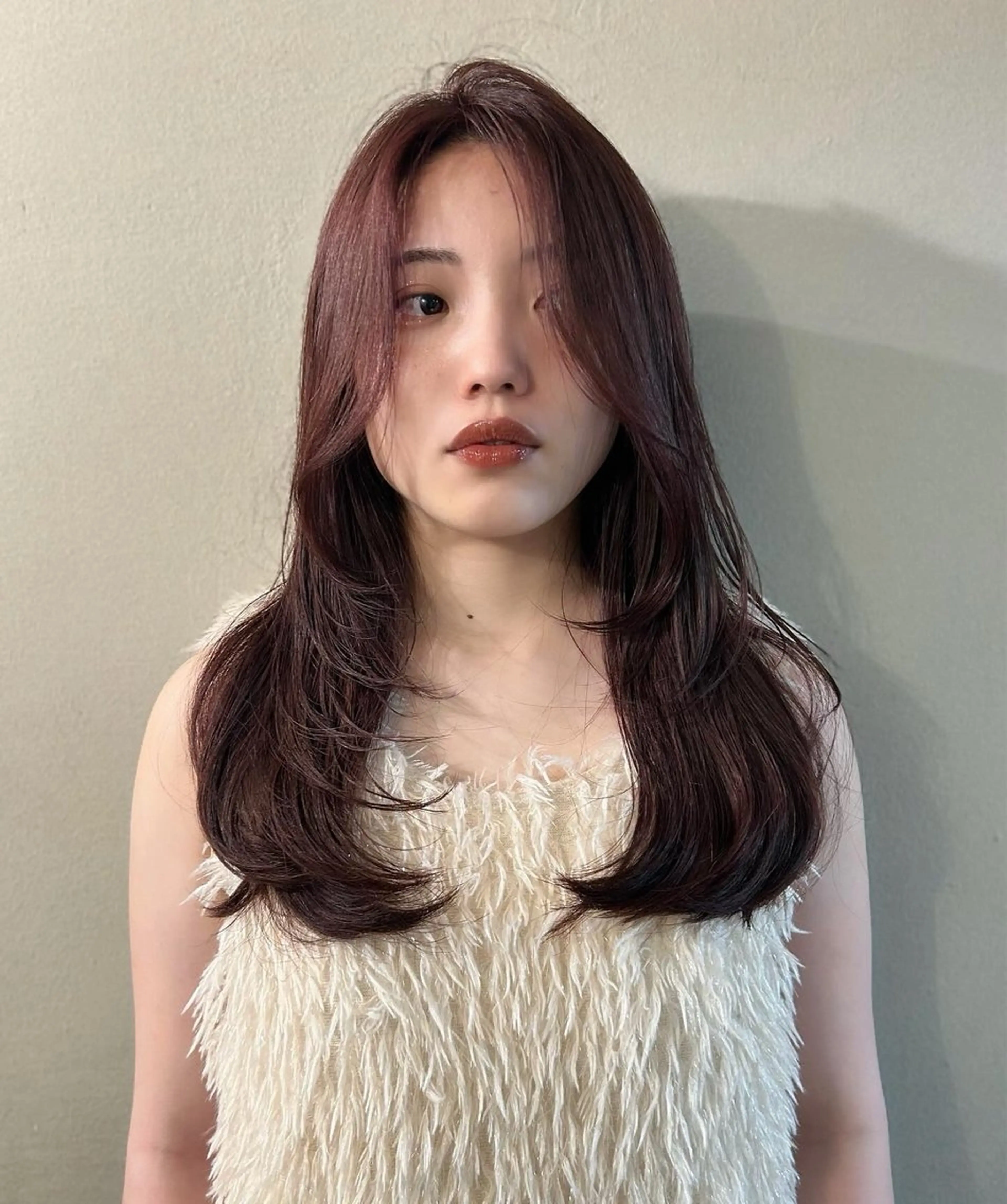 ロング カラー 顔周りカット レイヤーカット tete nico所属・似合わせ/ヘアカラー nanami🌸のヘアスタイル