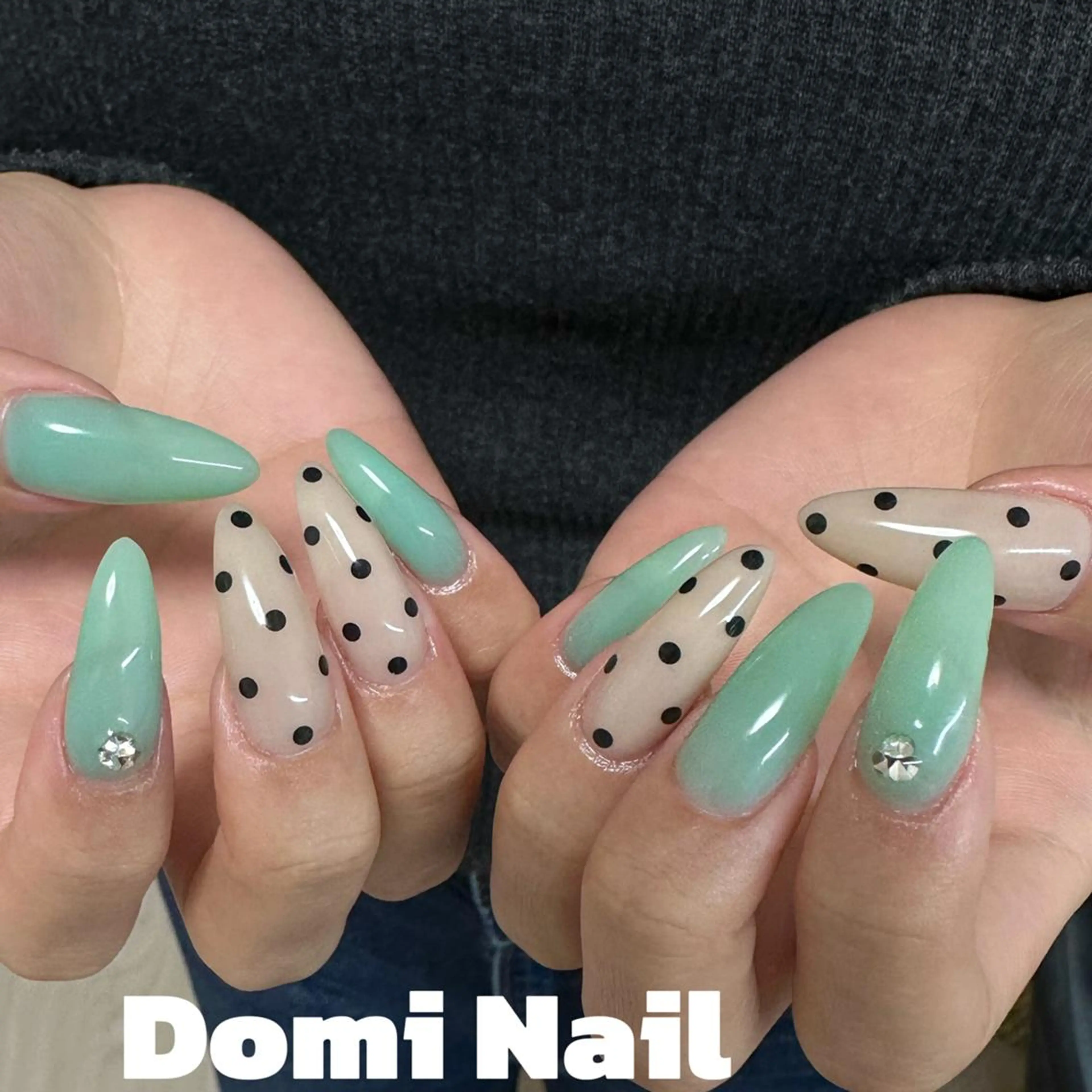ネイル ドット ネイルチップ ハンドネイル Domi Nail Salonのネイルデザイン