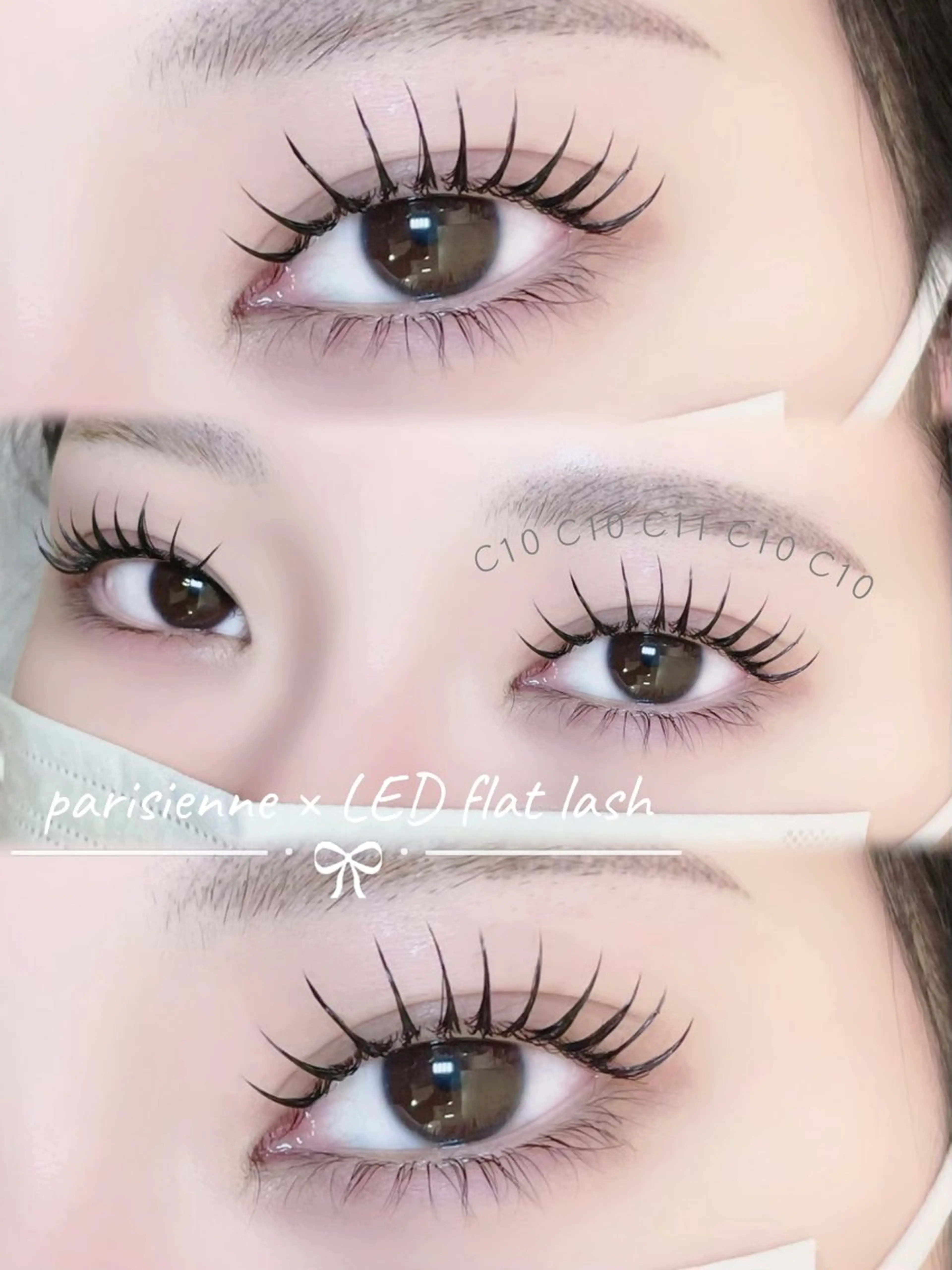 マツエク・マツパ マツエク 大阪梅田 SAKI 韓国風束感まつ毛のマツエク・マツパデザイン