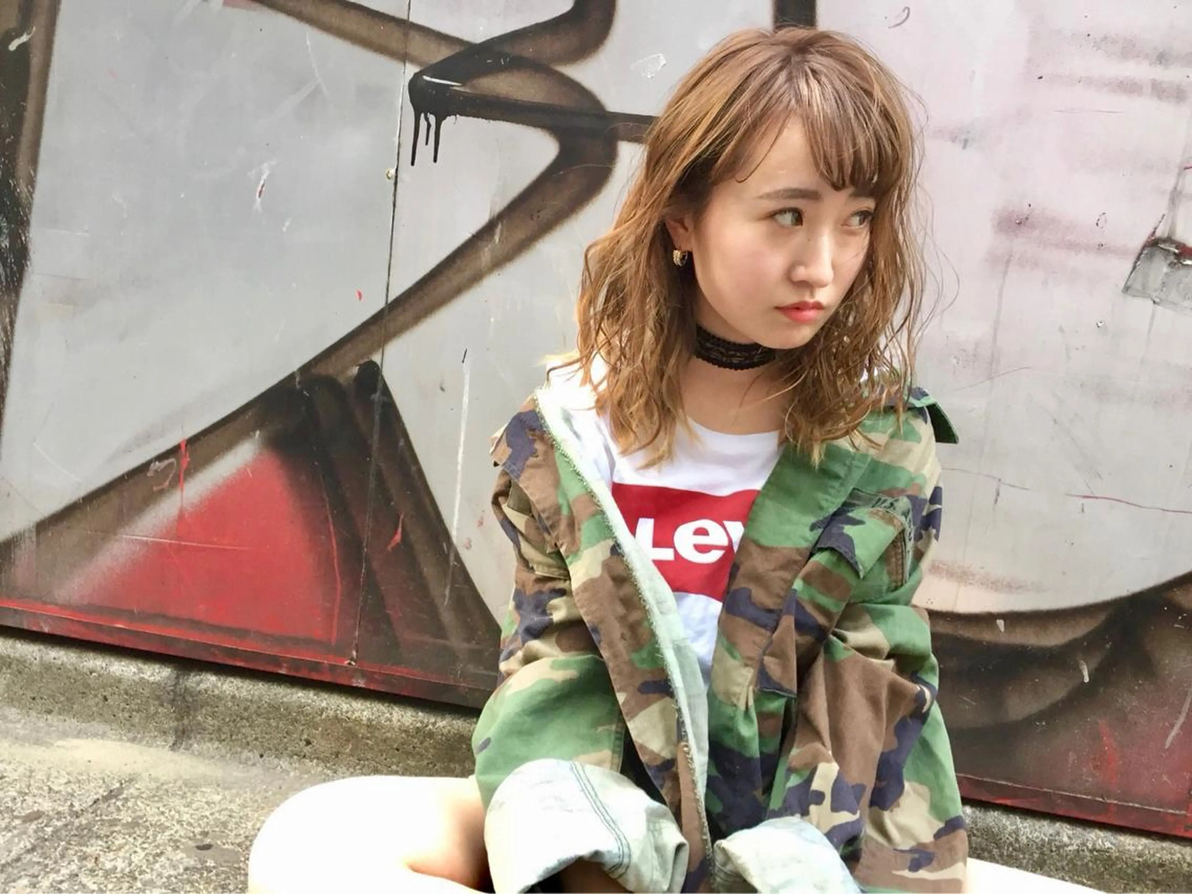 ミディアム 🍒顔周り/レイヤー /韓国風/アリサ🍒のヘアスタイル