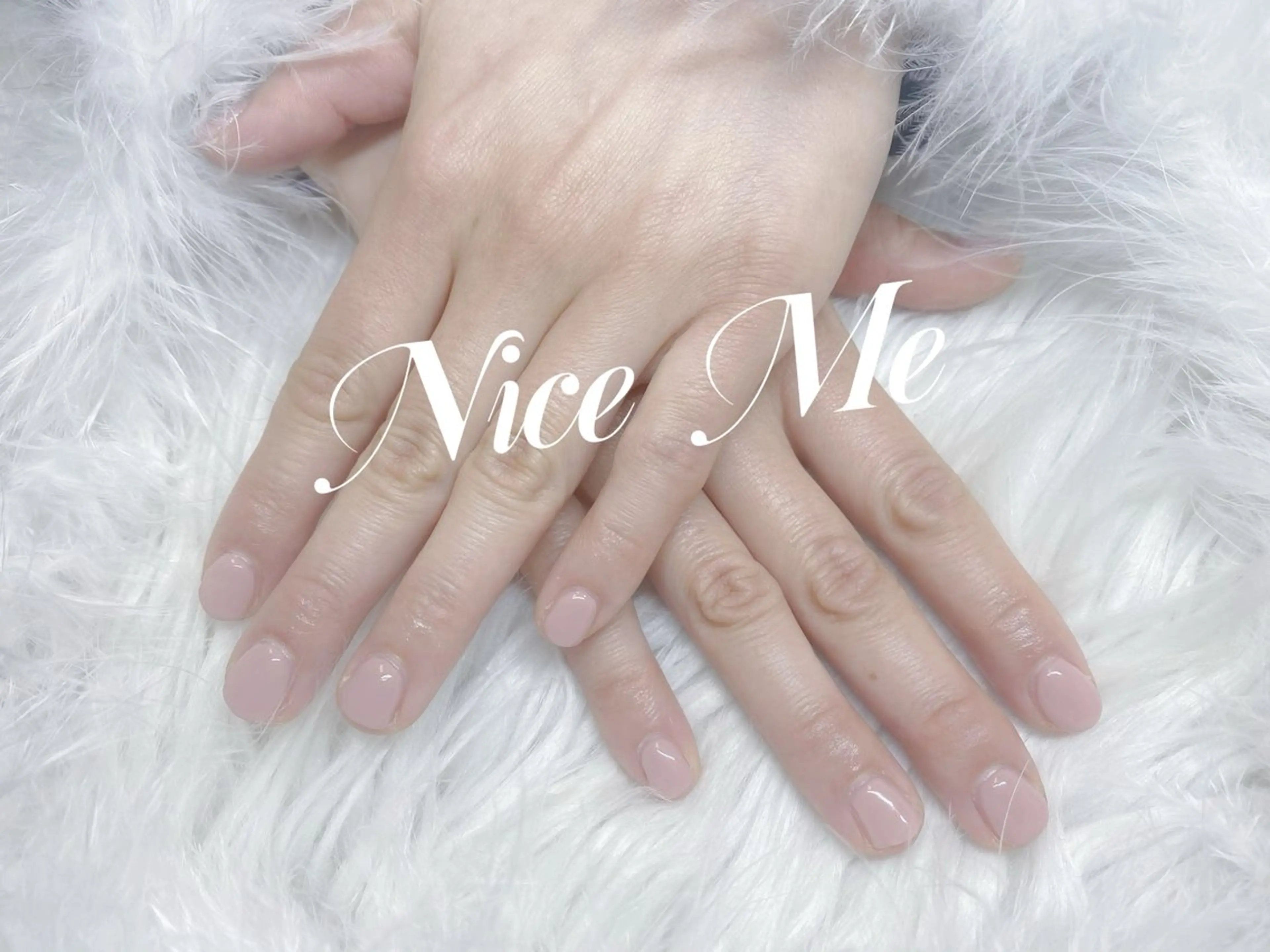 ネイル オフィスネイル ピンク Nice Me所属・NiceMe@ AYANOのネイルデザイン