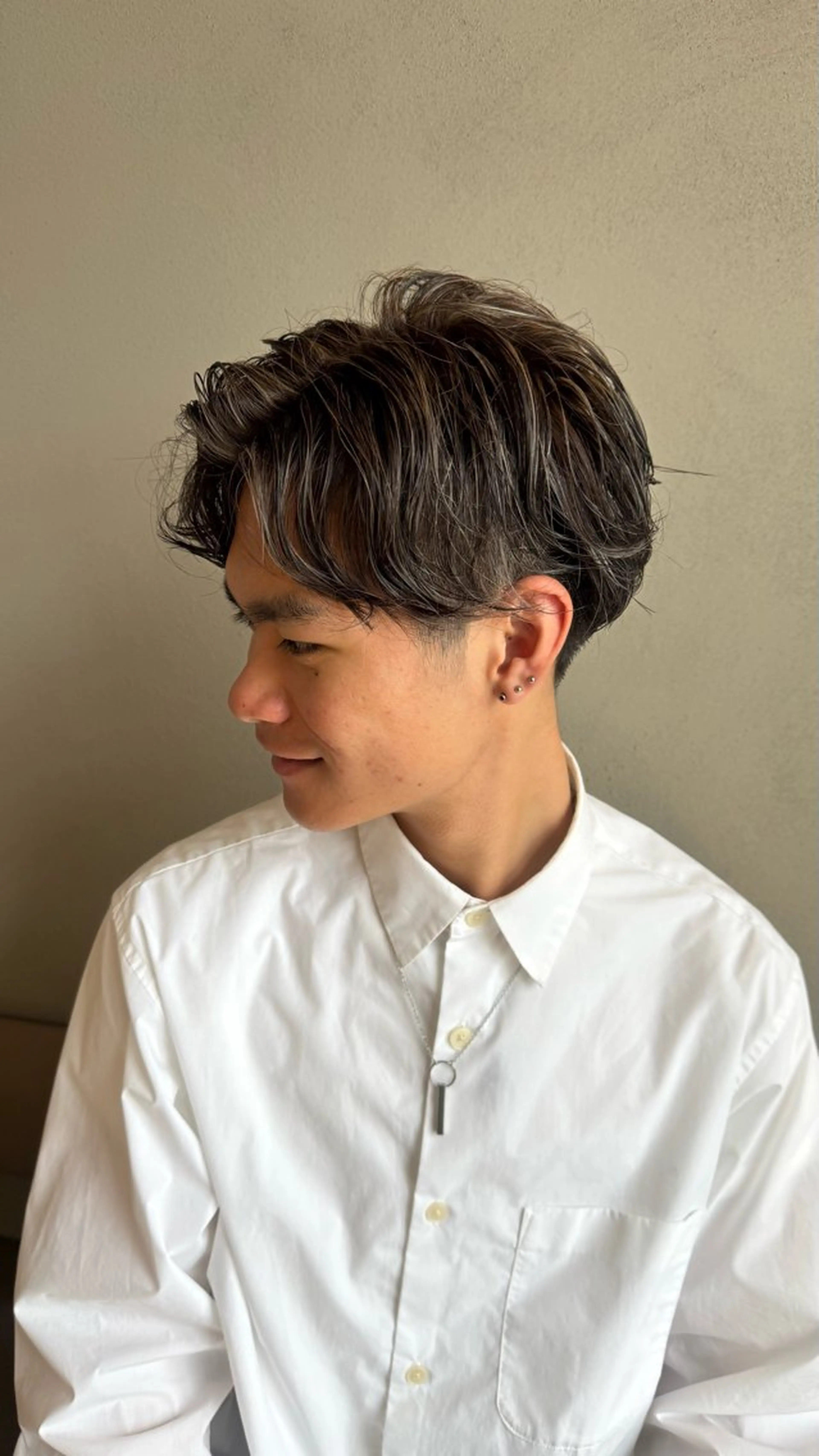 カラー パーマ 松本 夢叶のヘアスタイル