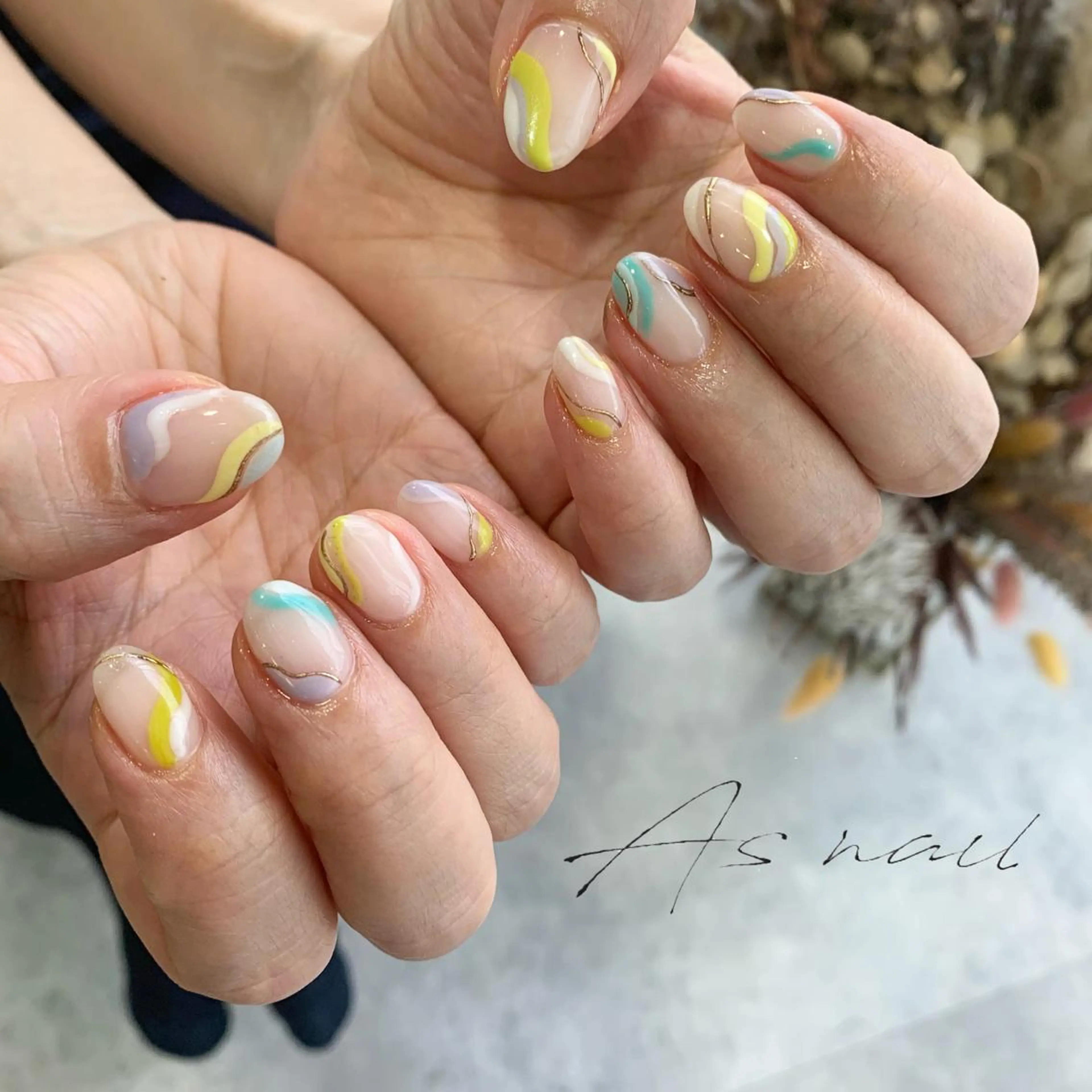 ネイル Asnail 石川頌子のネイルデザイン