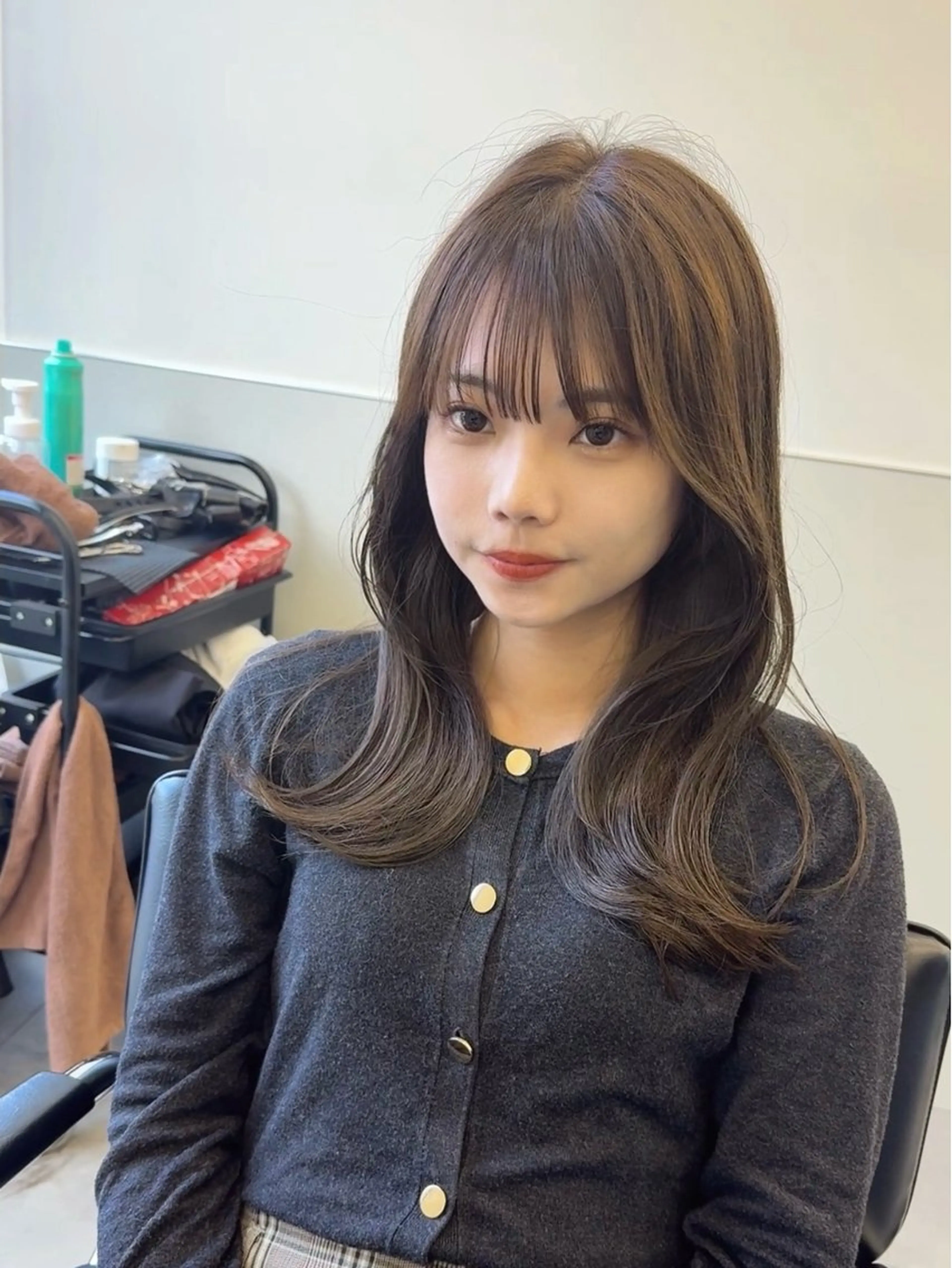 ロング カラー 韓国風ヘア レイヤーカット トリートメント ワンホンヘア カット ヘアカラー トリートメント GO TODAY シェアサロン 町田店所属・韓国ヘア🇰🇷 スズキのヘアスタイル