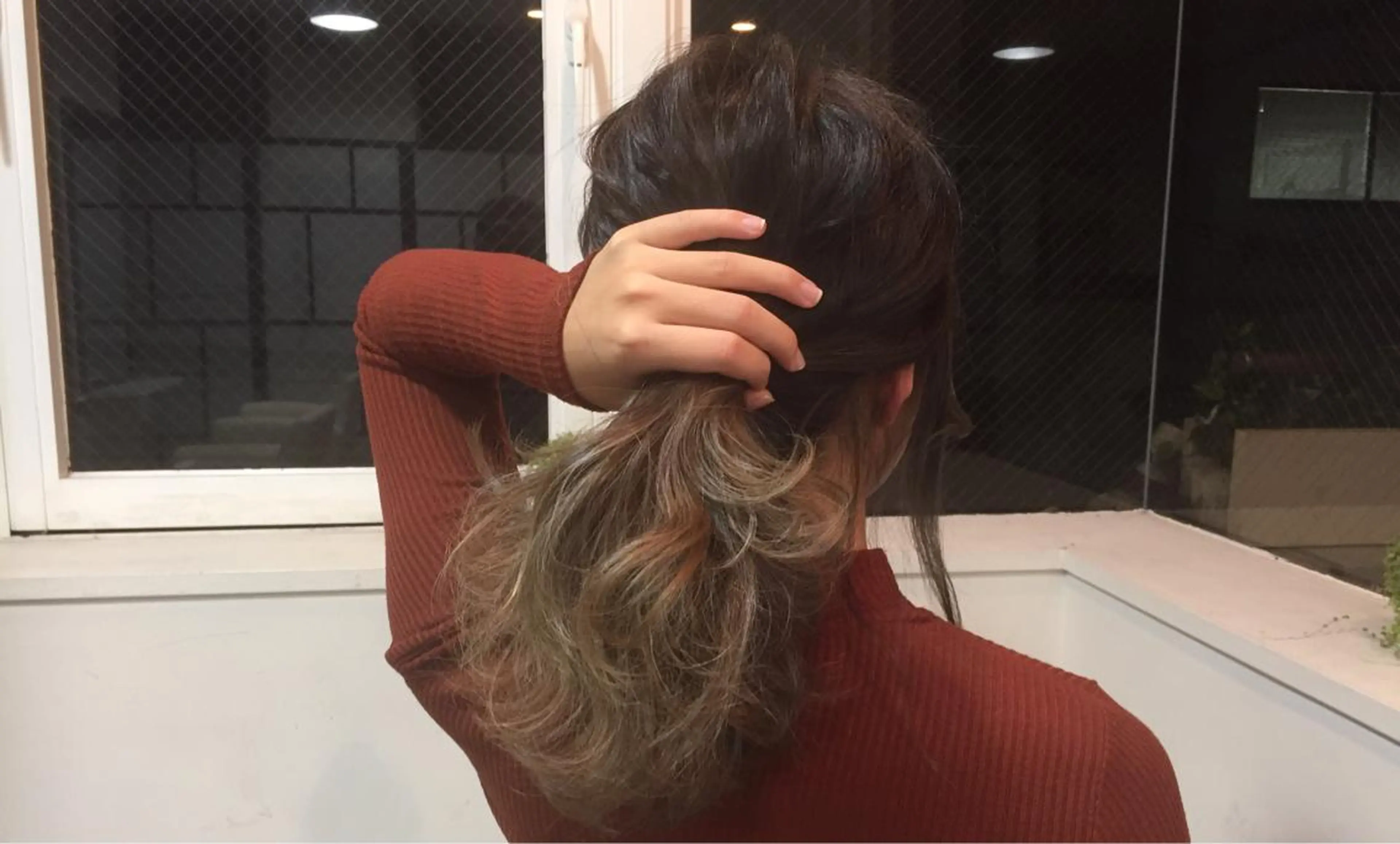 ミディアム カラー ブリーチ グラデーションカラー グレージュ ハイライトカラー イルミナカラー 🌈髪質改善カラーの 🌈坂本侑樹のヘアスタイル