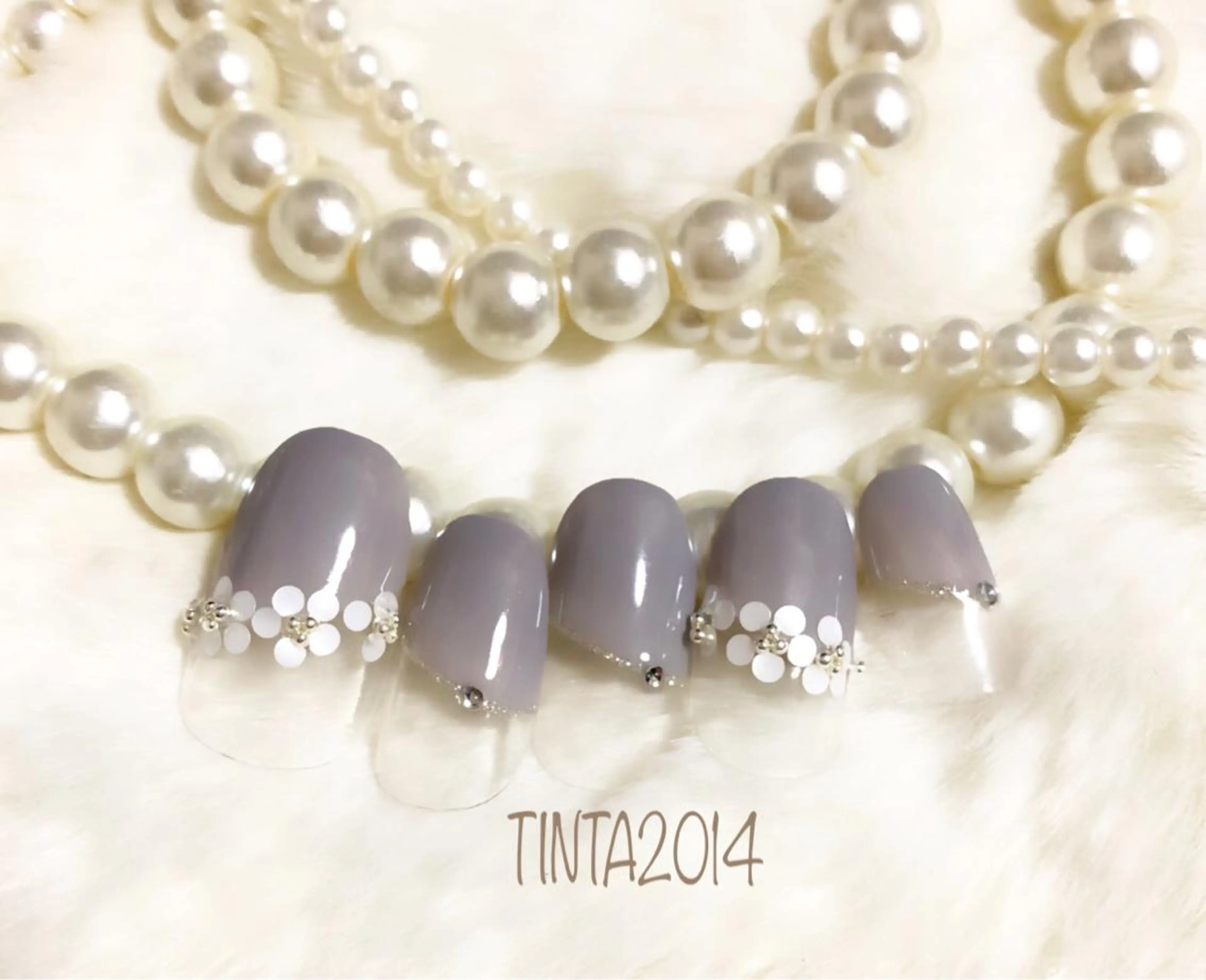 ネイル フラワーネイル ネイルサロン ティンタ所属・馬場 典子のネイルデザイン