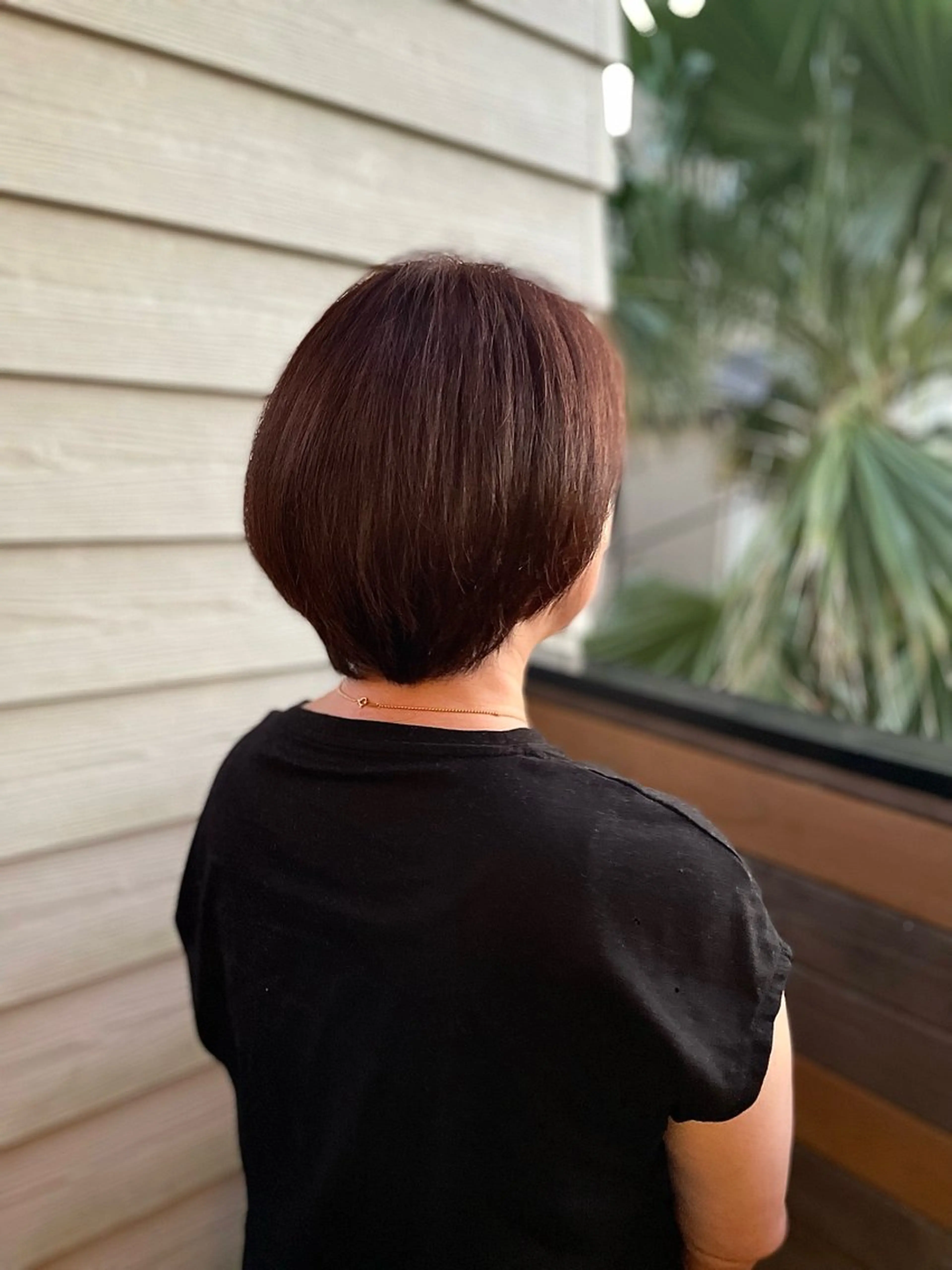 カラー diar湘南台店所属・ふくだももこ🍑 つるっとボブのヘアスタイル