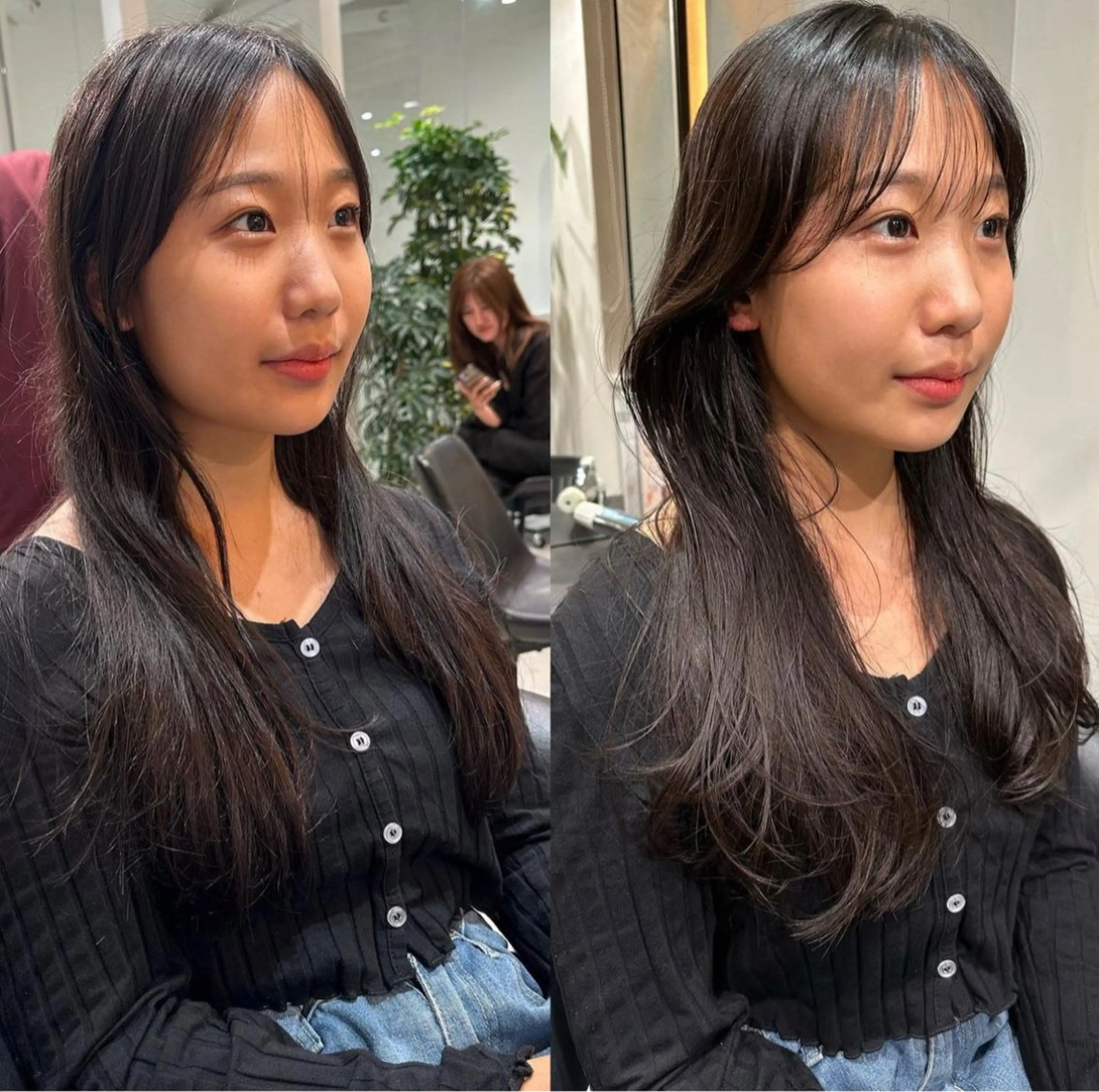 セミロング レイヤーカット/艶カ ラー/chihiroのヘアスタイル