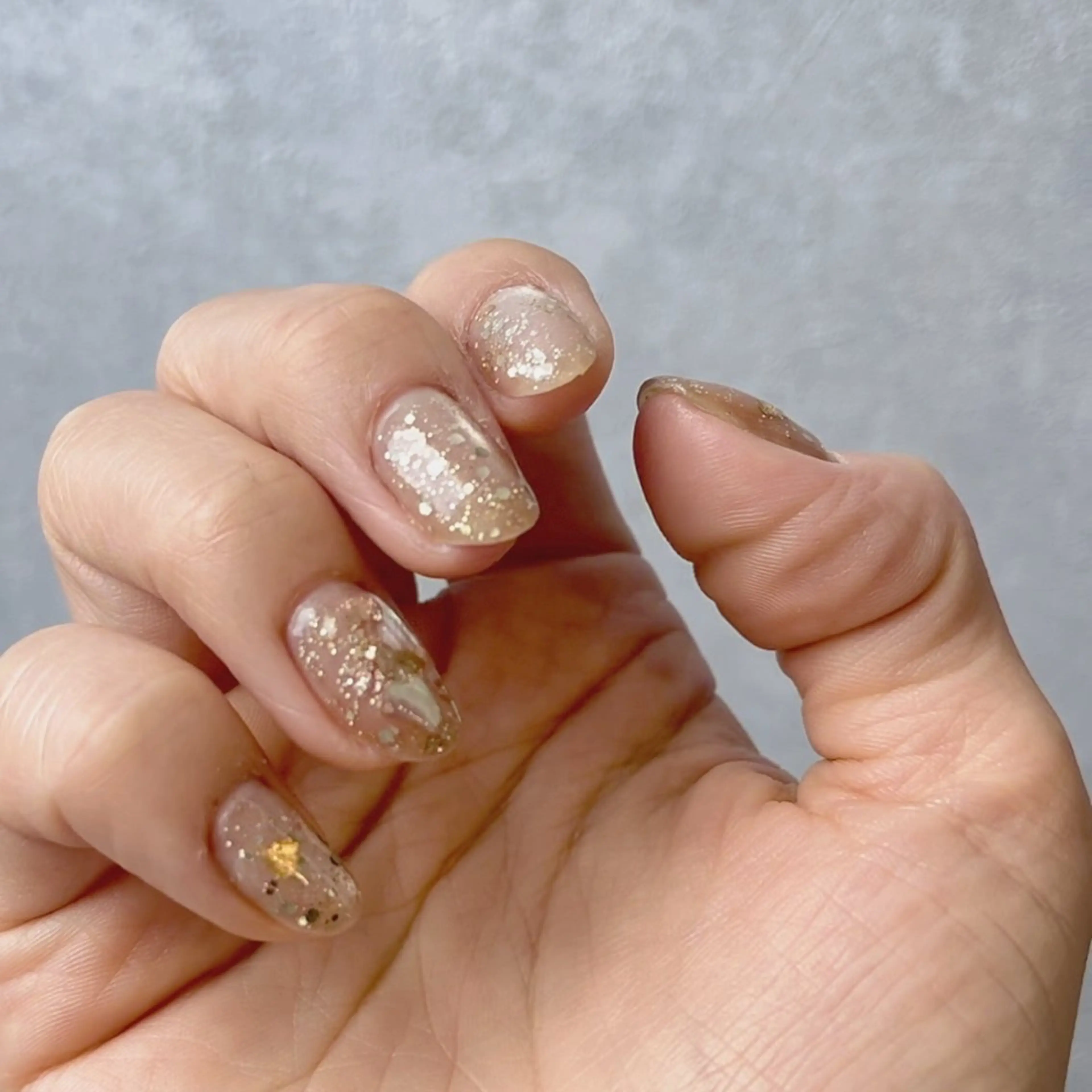 ネイル キラキラネイル マグネットネイル 渡邉 理彩のマツエク・マツパデザイン