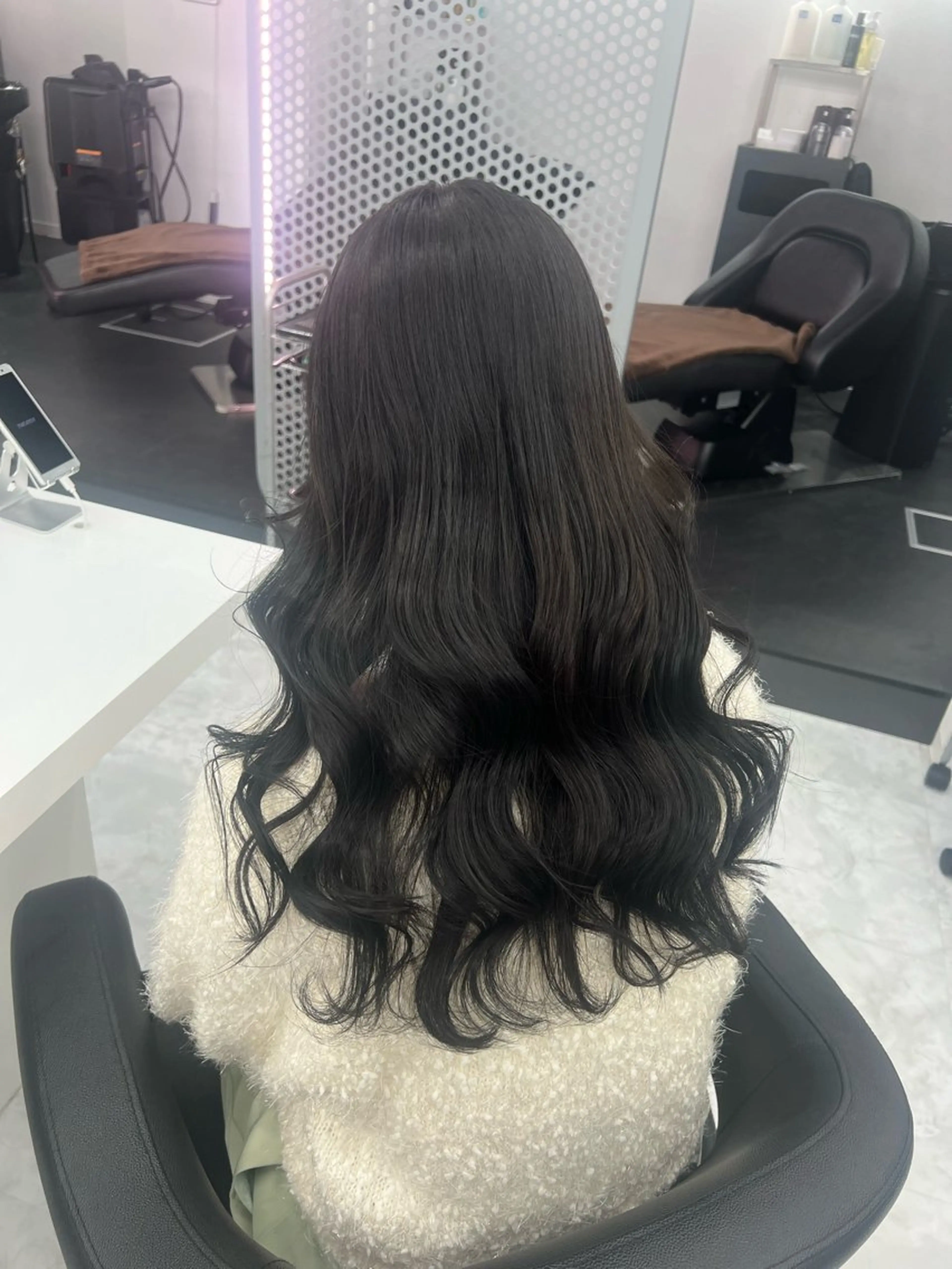 セミロング カラー ヘアアレンジ ダブルカラー特化💖 韓国ヘア💖りくのヘアスタイル