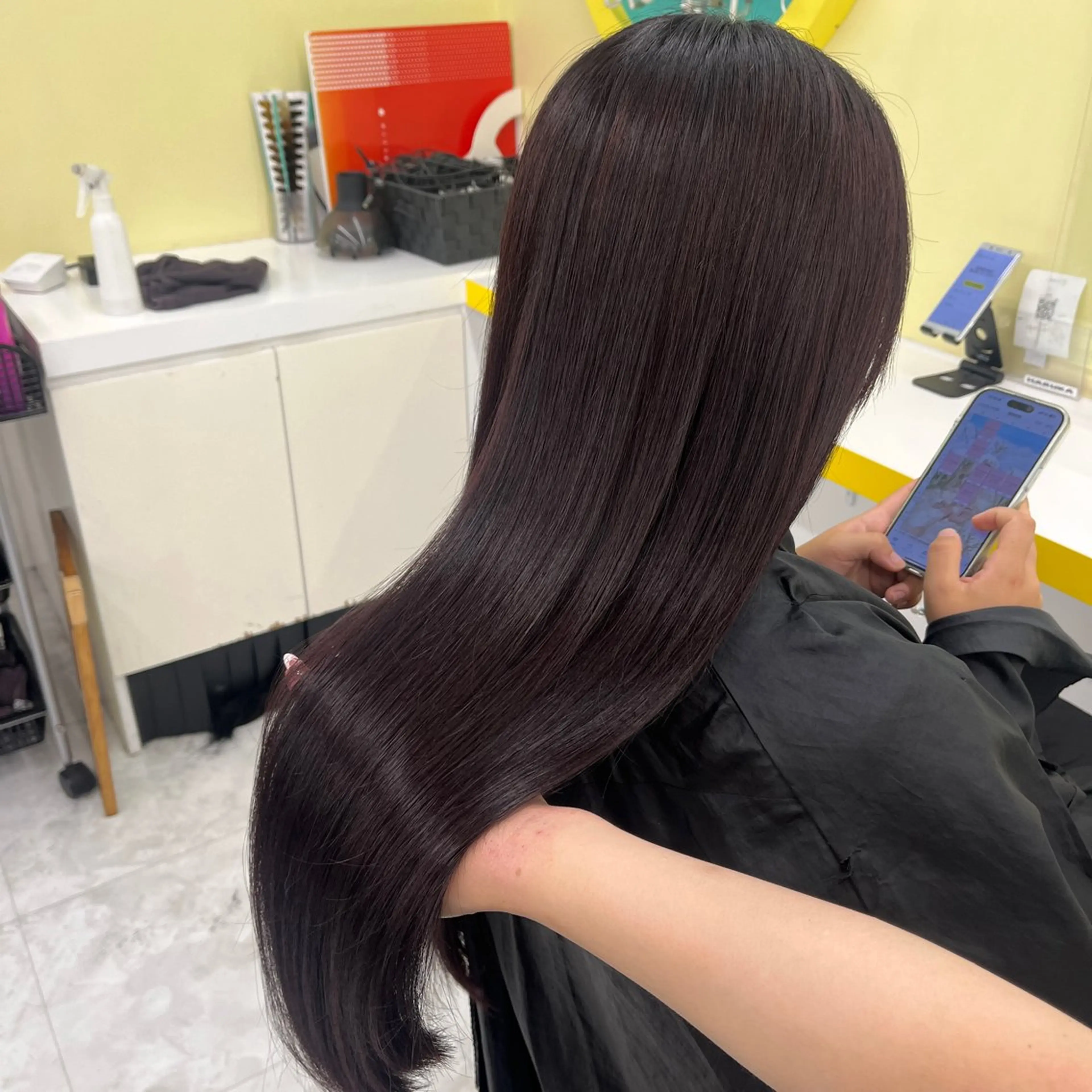 ロング カラー ヘアアレンジ ヘアカラー トリートメント ヘアセット 🎀Girly艶髪カ ラー🎀Harukaのヘアスタイル