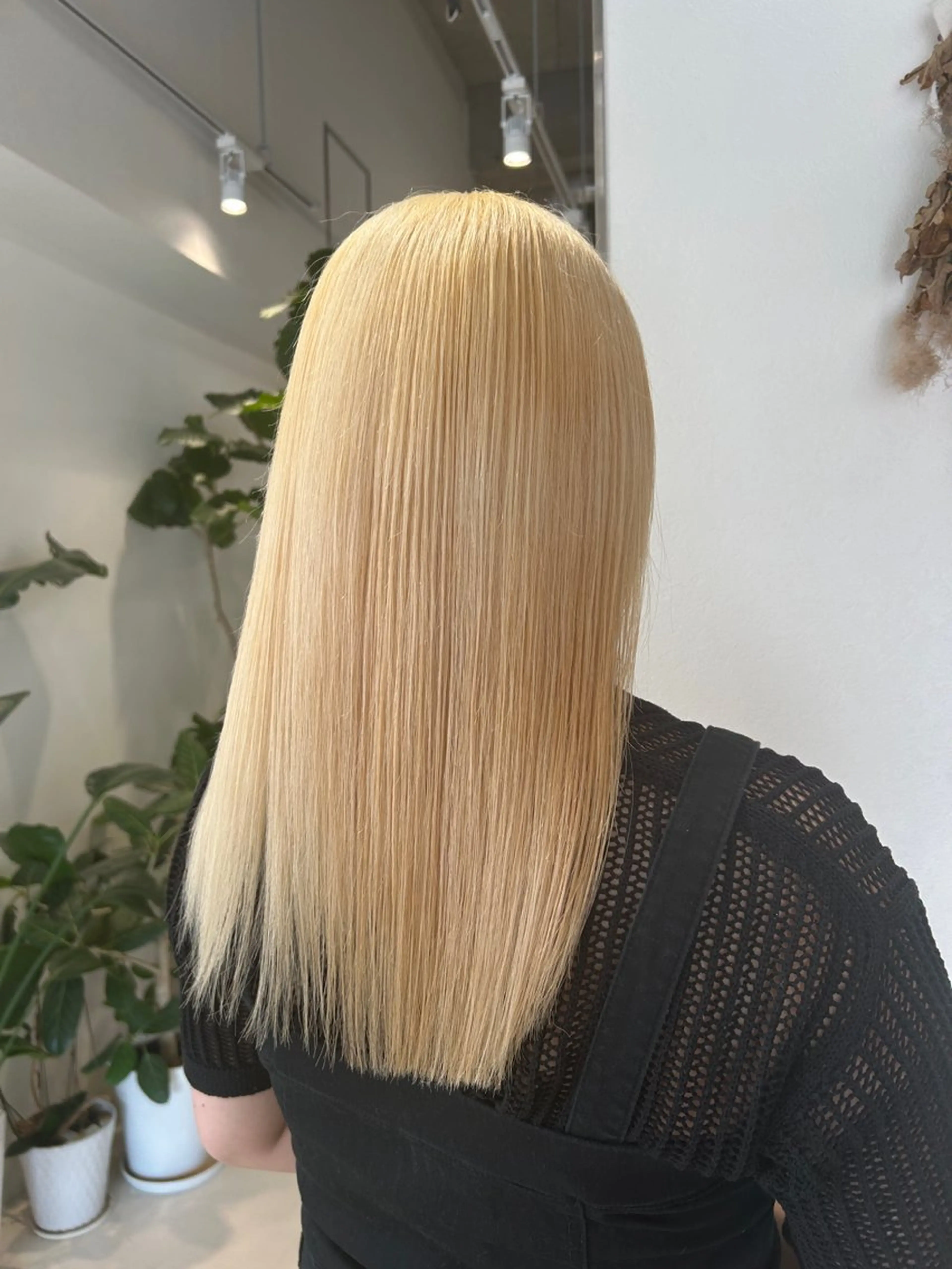 ロング カラー カット ヘアカラー トリートメント ハイトーン/エクステ /🎀YUINA🎀のヘアスタイル