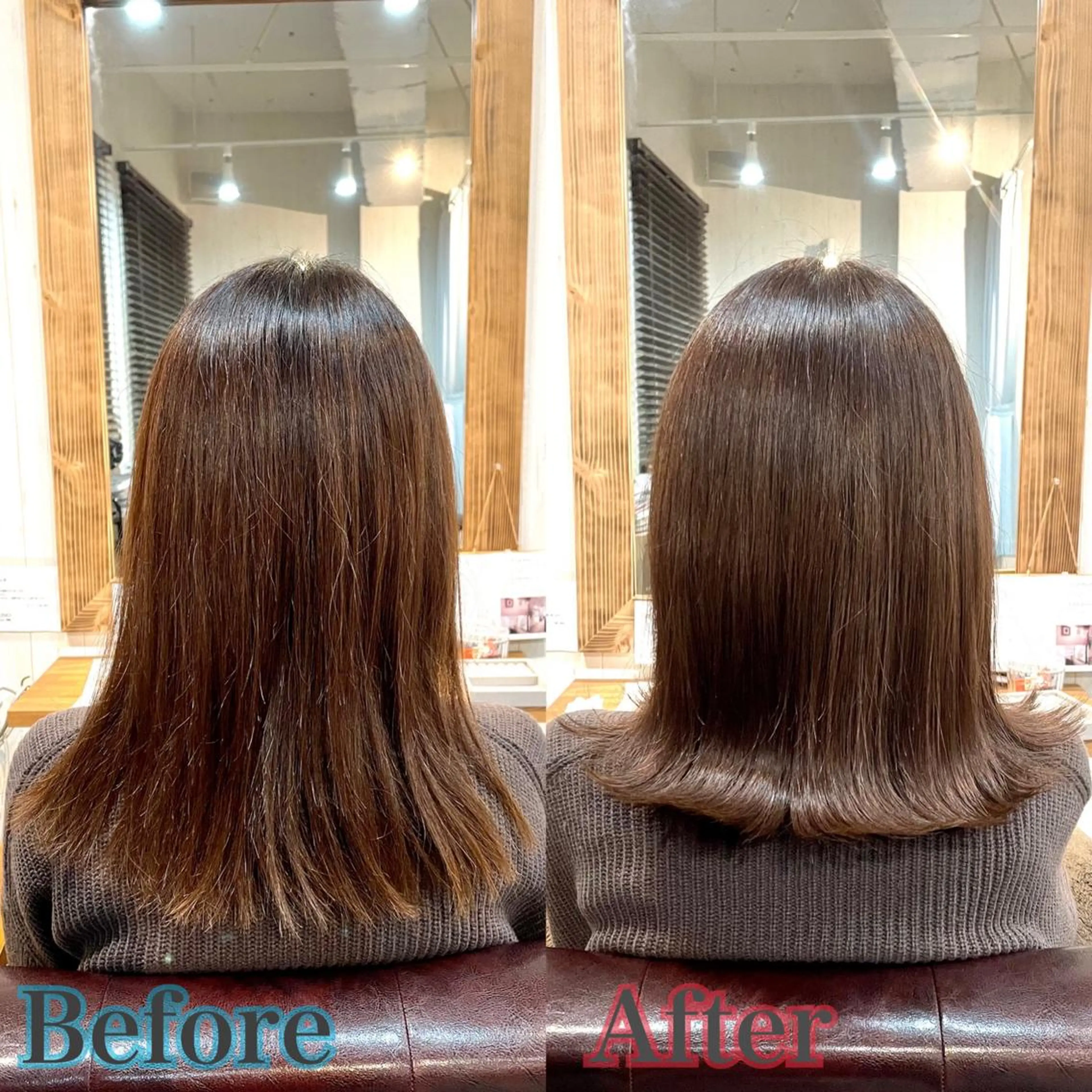 セミロング カラー グレージュ 小阪 将司のヘアスタイル