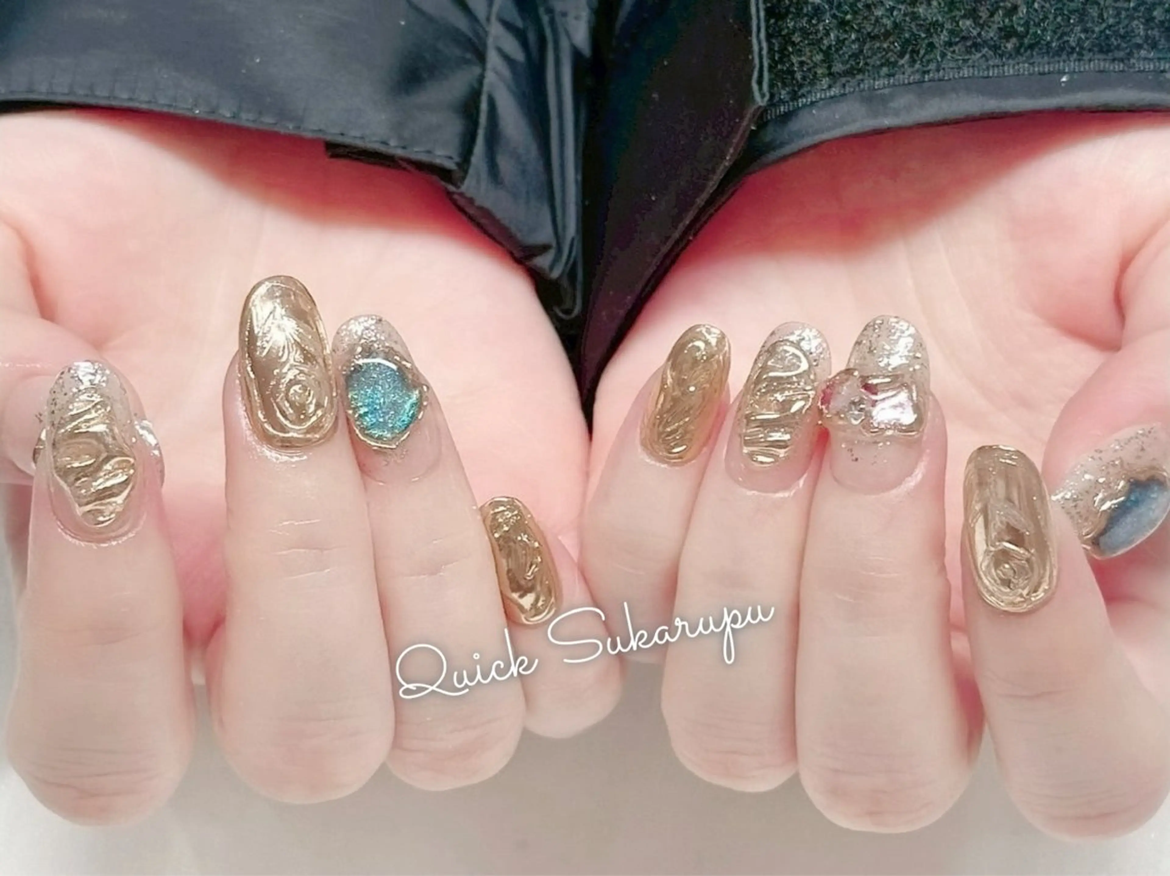 ネイル ハンドネイル ハンドケア Quick Sukarupu新宿のネイルデザイン