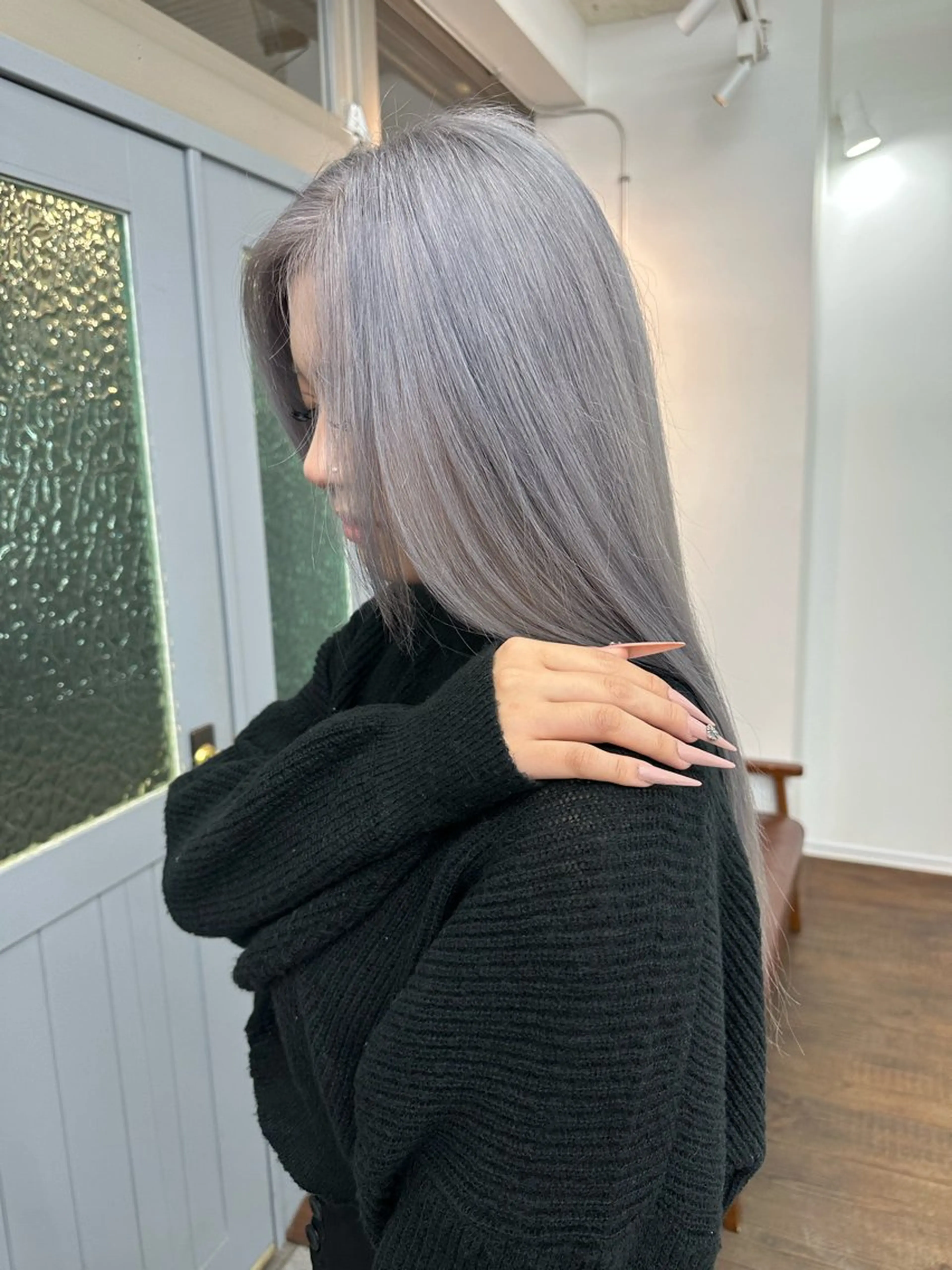 カラー ブリーチ ケアブリーチ ヘアカラー 田中 莉香のヘアスタイル