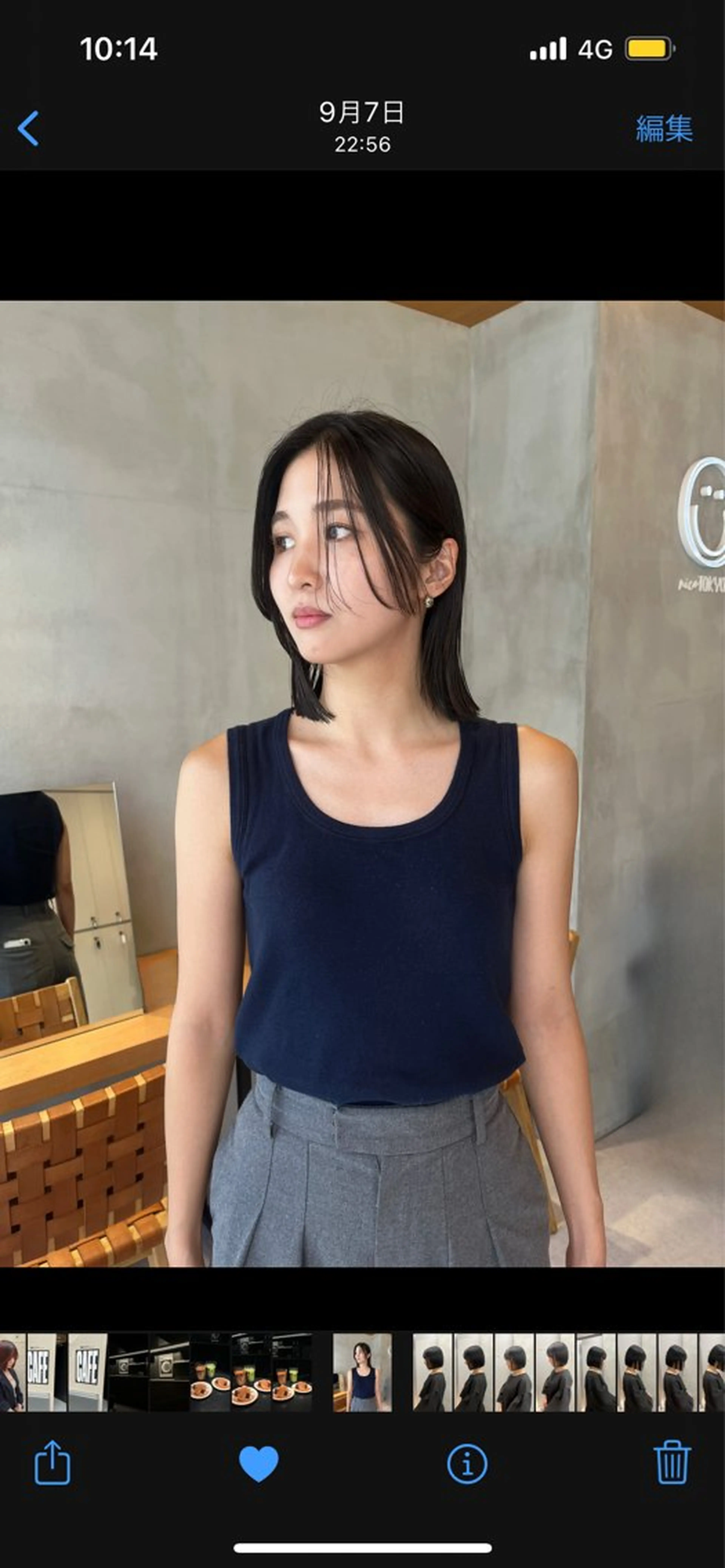 ミディアム カラー カット ヘアカラー トリートメント 韓国ボブ＆顔まわり レイヤー♡TOMOEのヘアスタイル