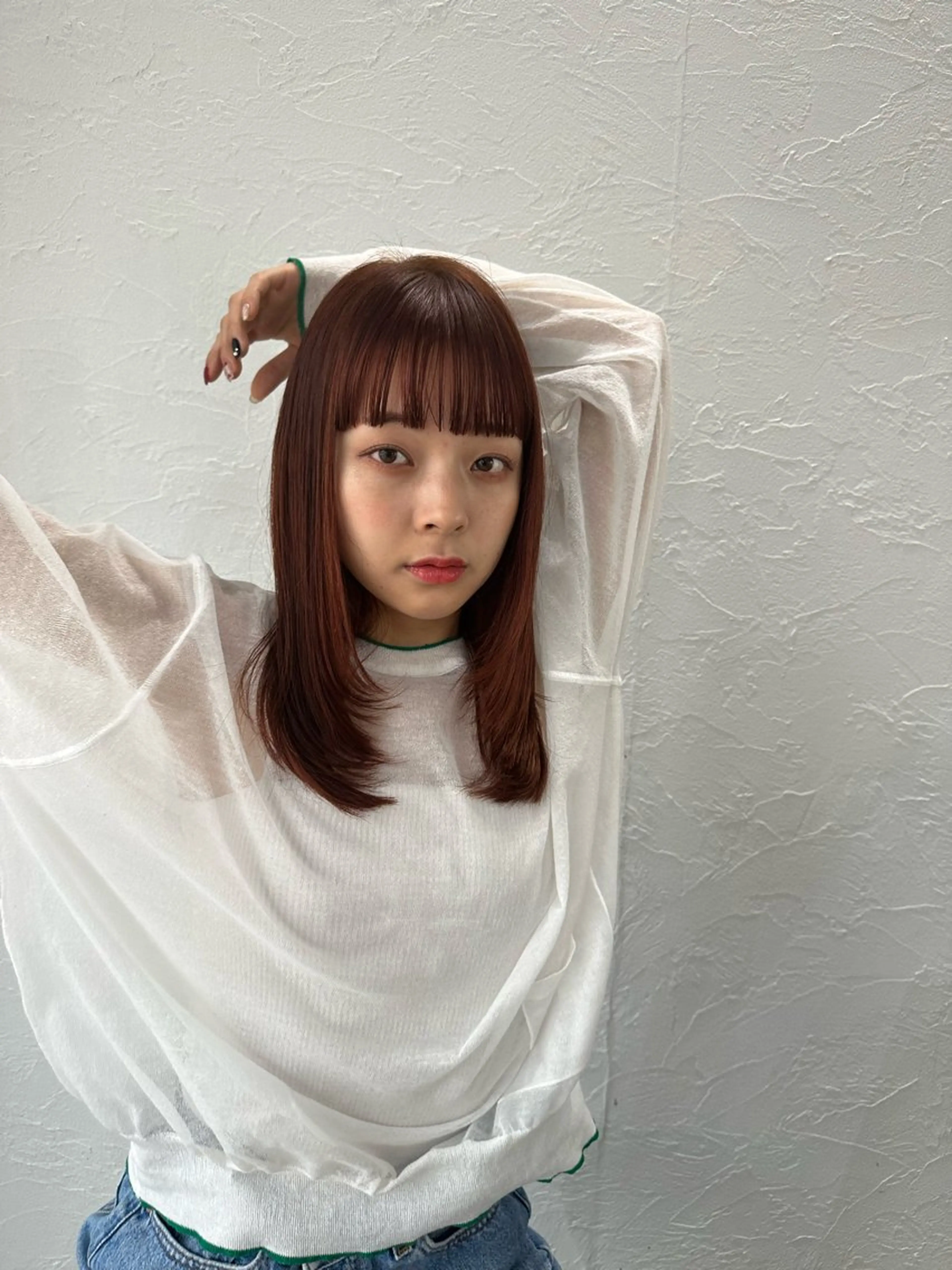 カラー 十倉 朱莉のヘアスタイル