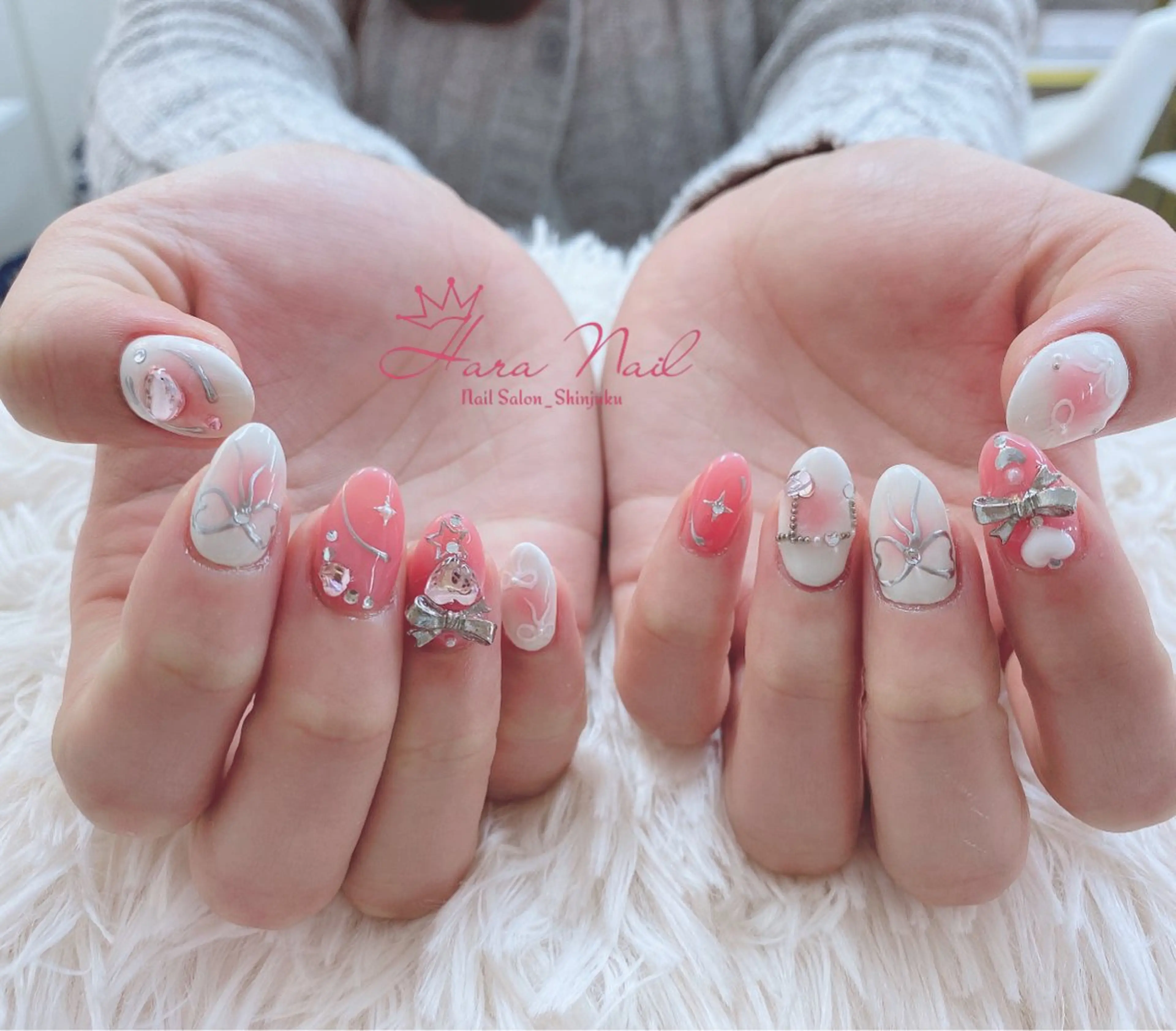 ネイル ハンドネイル ハンドケア Hara Nail 【パラジェル使用】のネイルデザイン