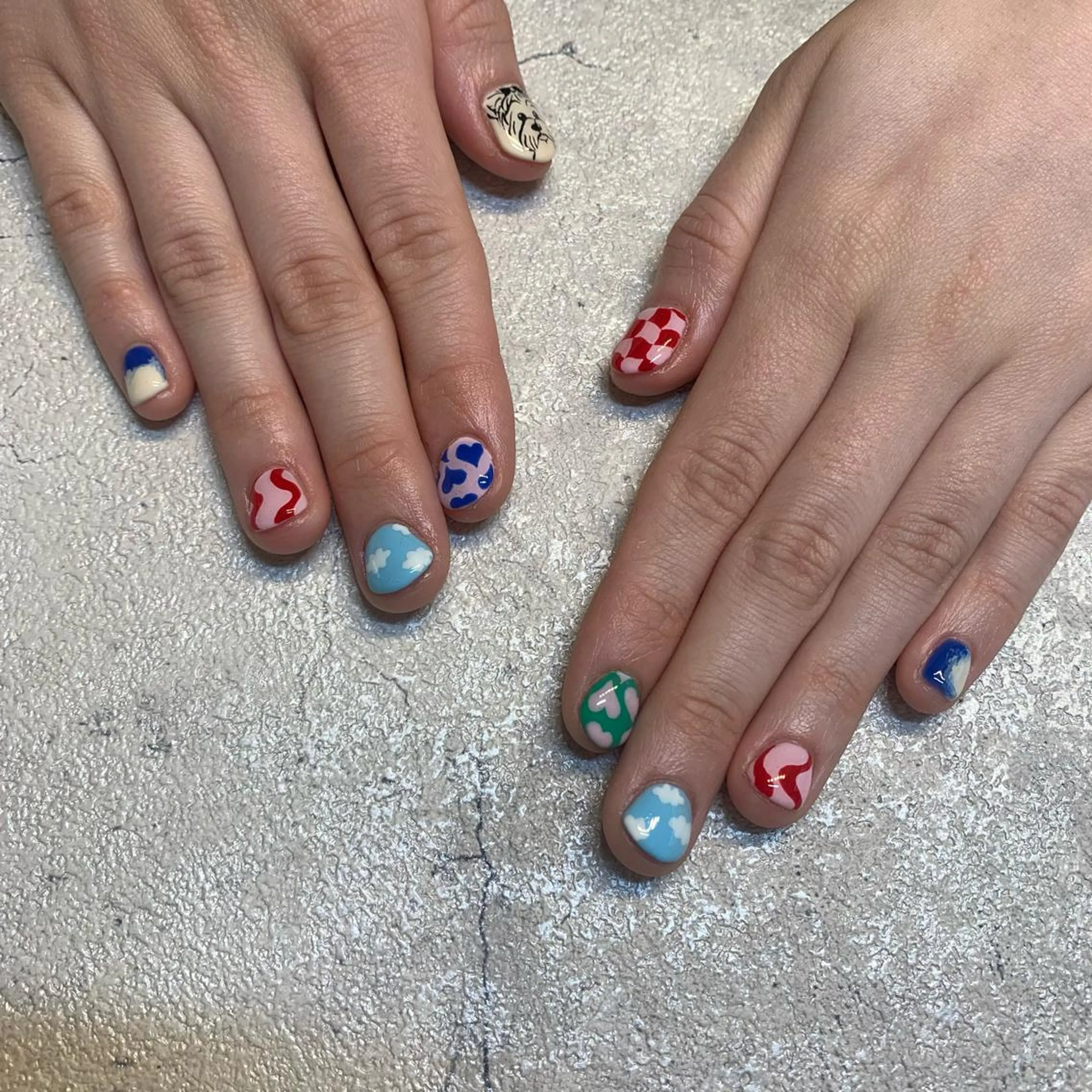 ネイル ハンドネイル Aimer Ciel エメシエル大宮ネイルのネイルデザイン