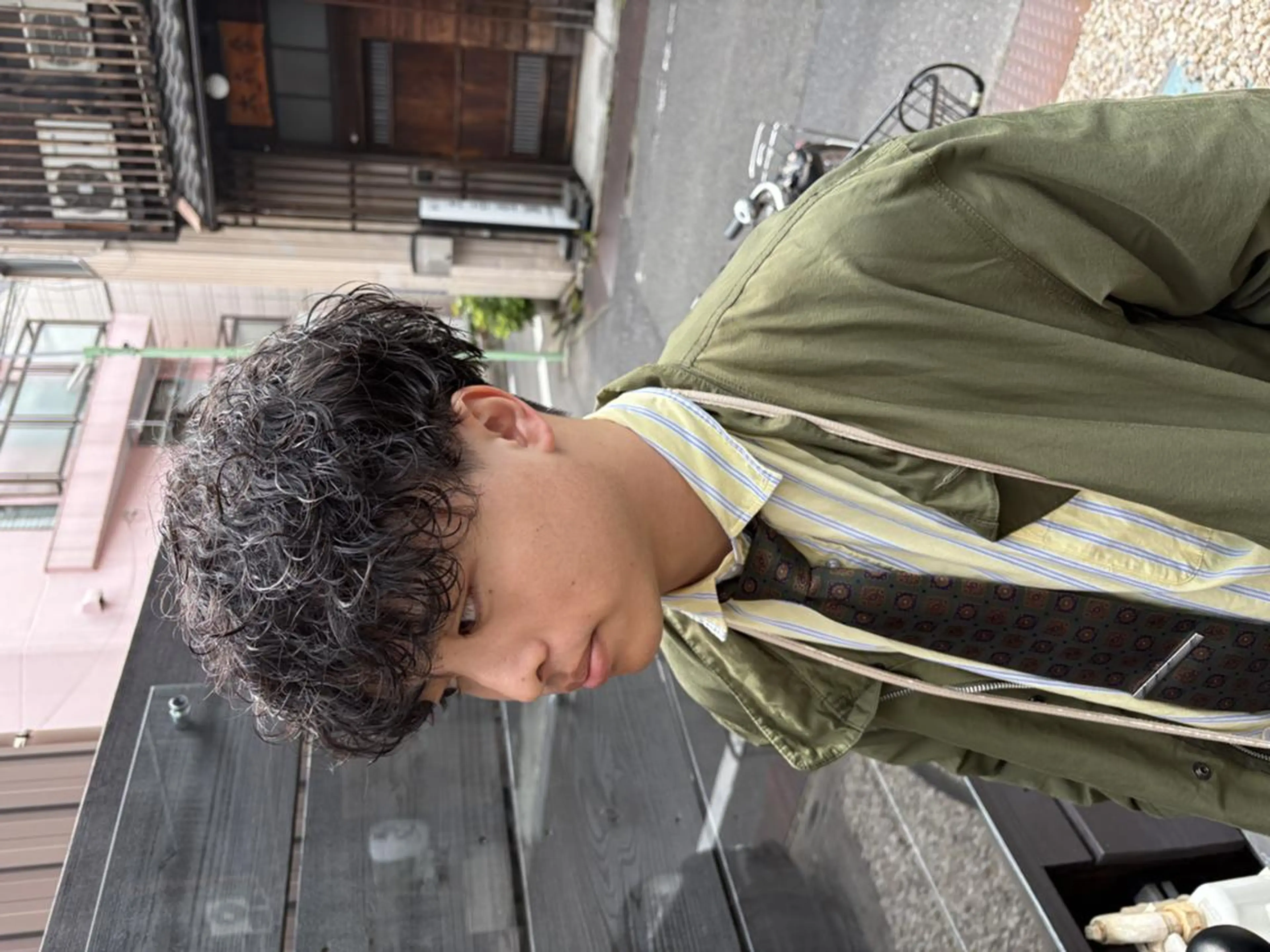 メンズ パーマ メンズパーマ 波巻きパーマ カット パーマ パーマPrivate SalonNoa名駅のヘアスタイル