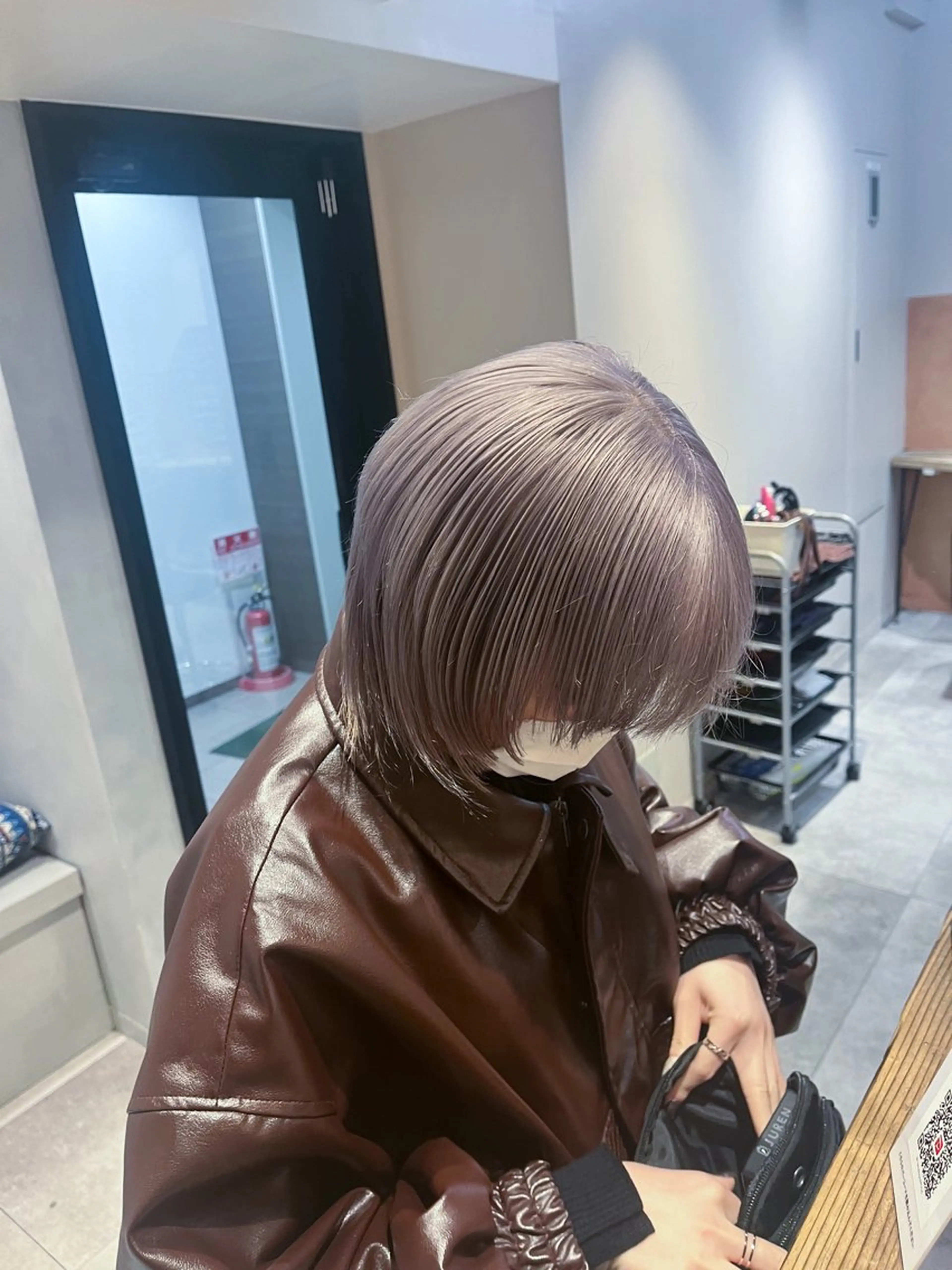 ミディアム 🌈モテ色 村上のぶきのヘアスタイル