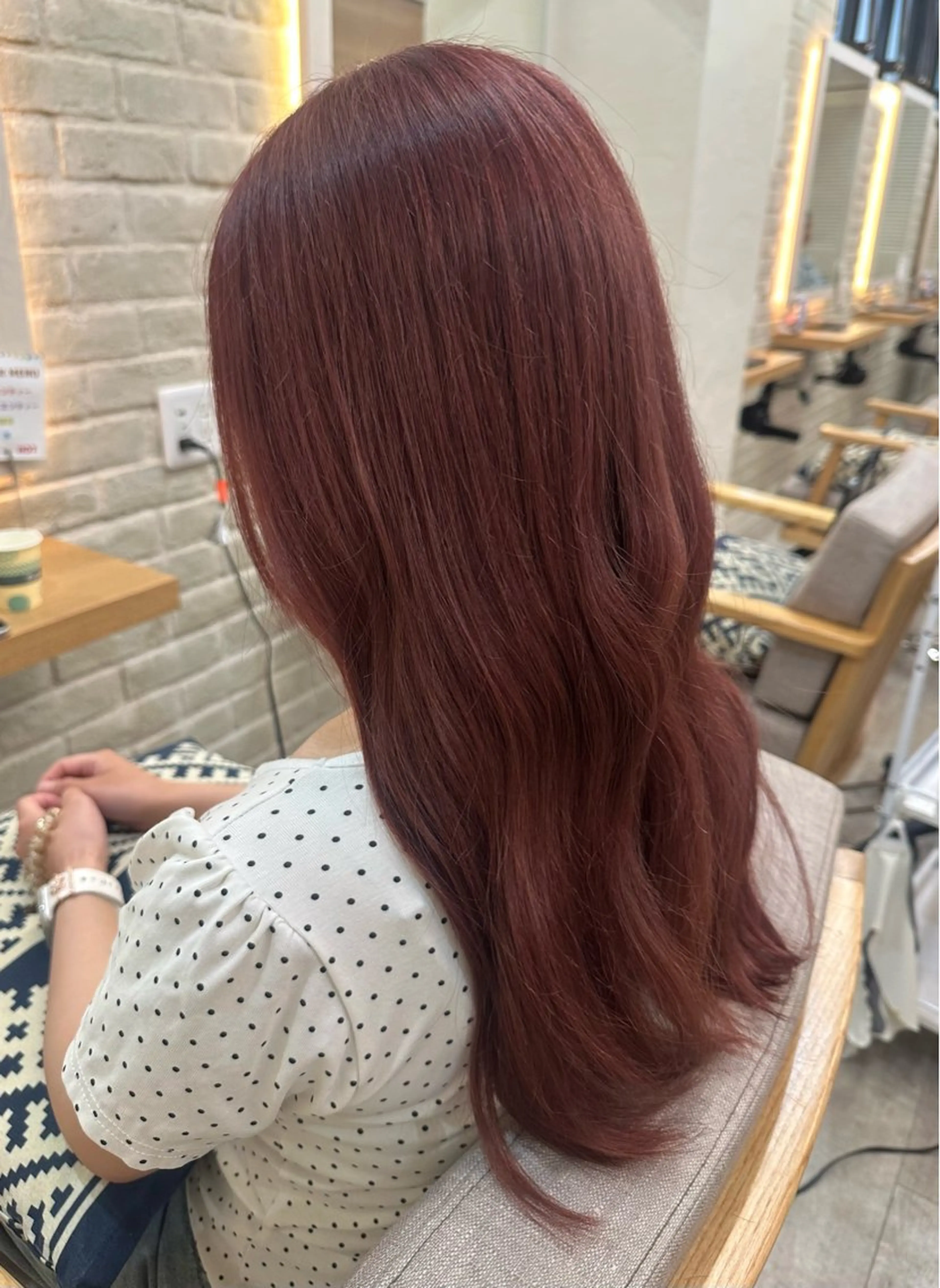 カラー ピンクカラー ヘアカラー トリートメント ヘアセット SUNS by TRUNK所属・✄折橋 彩花🐶🍑のヘアスタイル