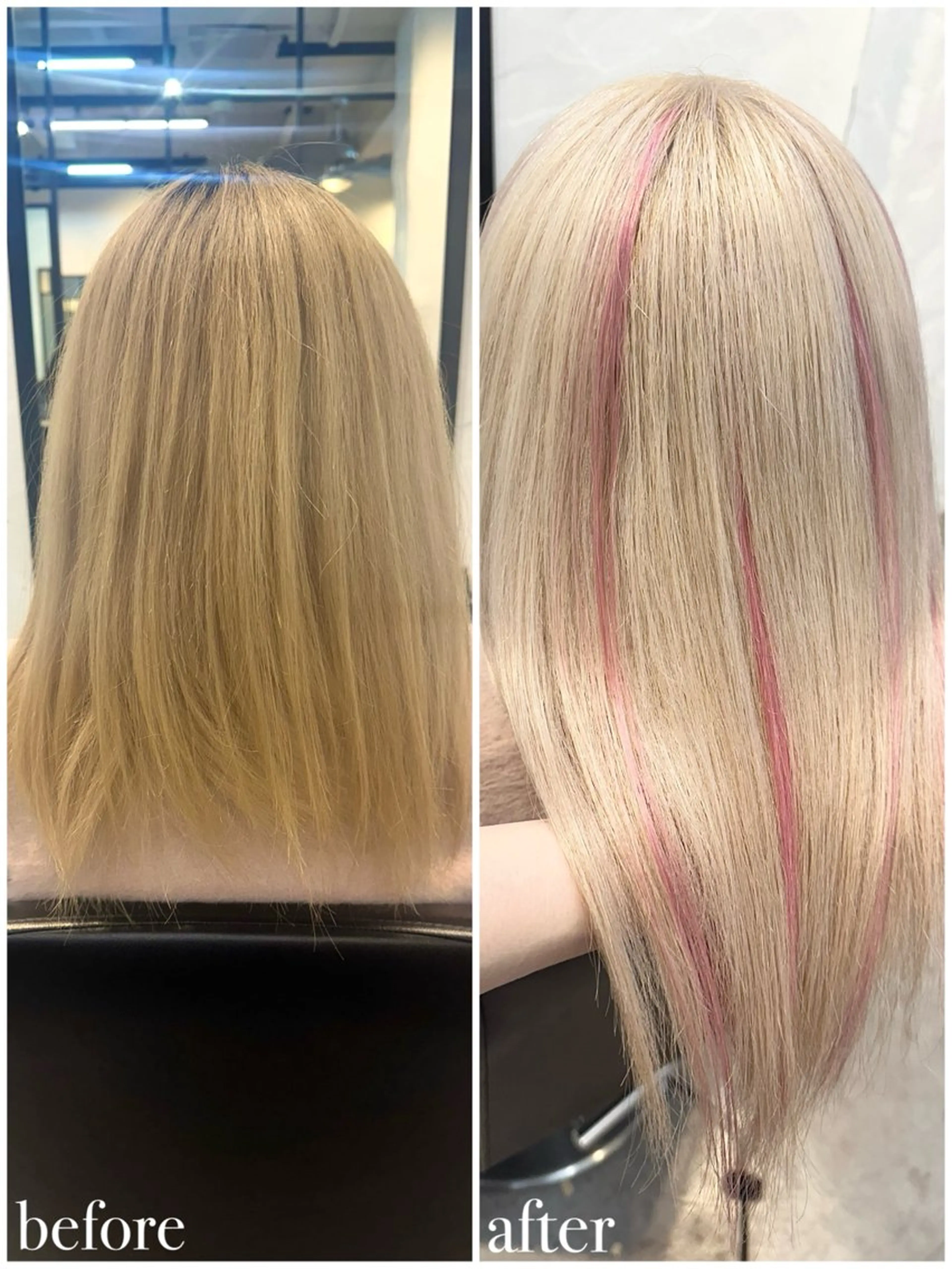 ミディアム カラー シールエクステ ダブルカラー エクステ ヘアカラー トリートメント エクステ 🫧シールエクステ/ カラー🫧アサミ️のヘアスタイル