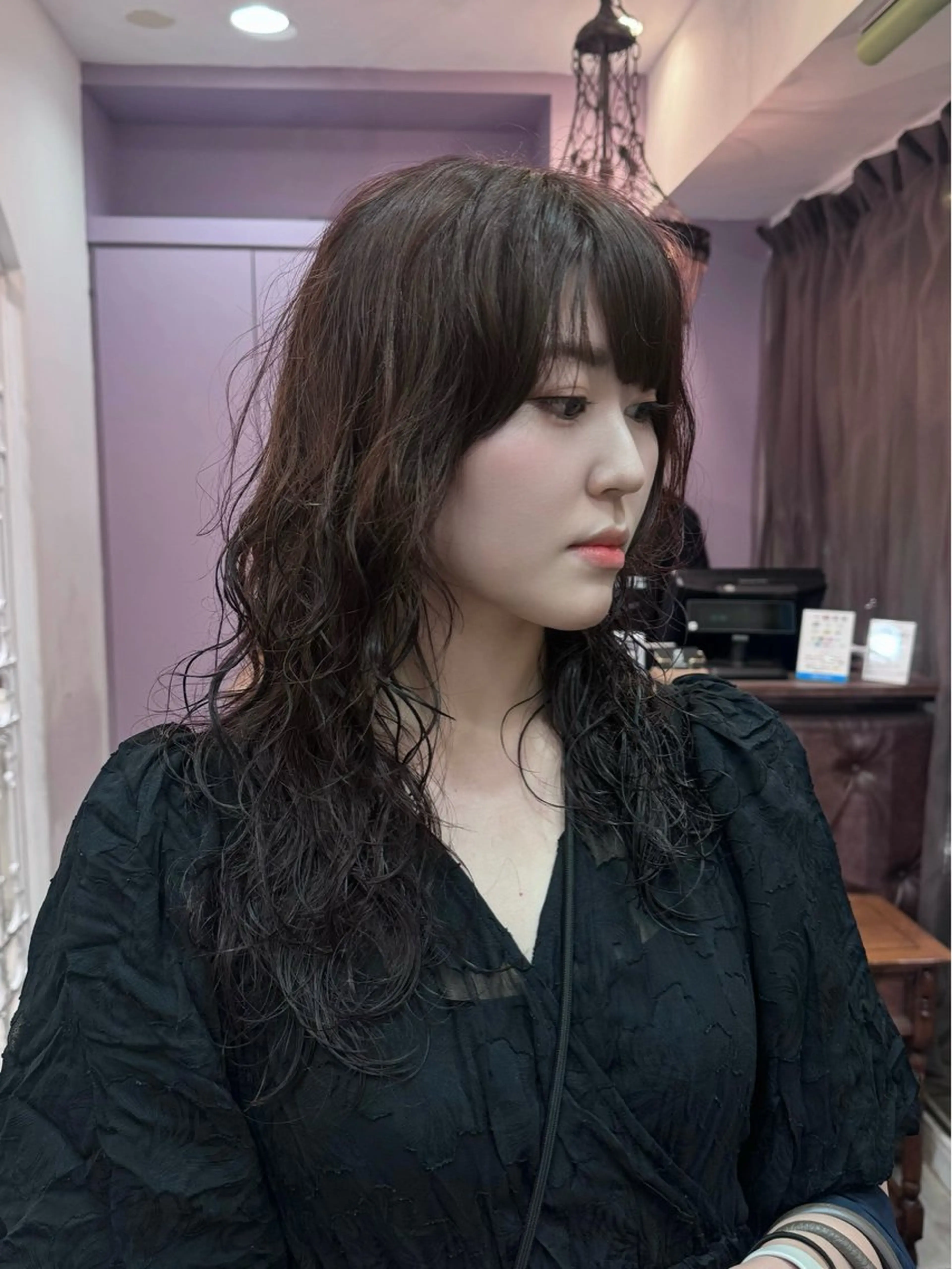 ロング カット パーマ ウルフ/レイヤー /パーマ　ナユタのヘアスタイル