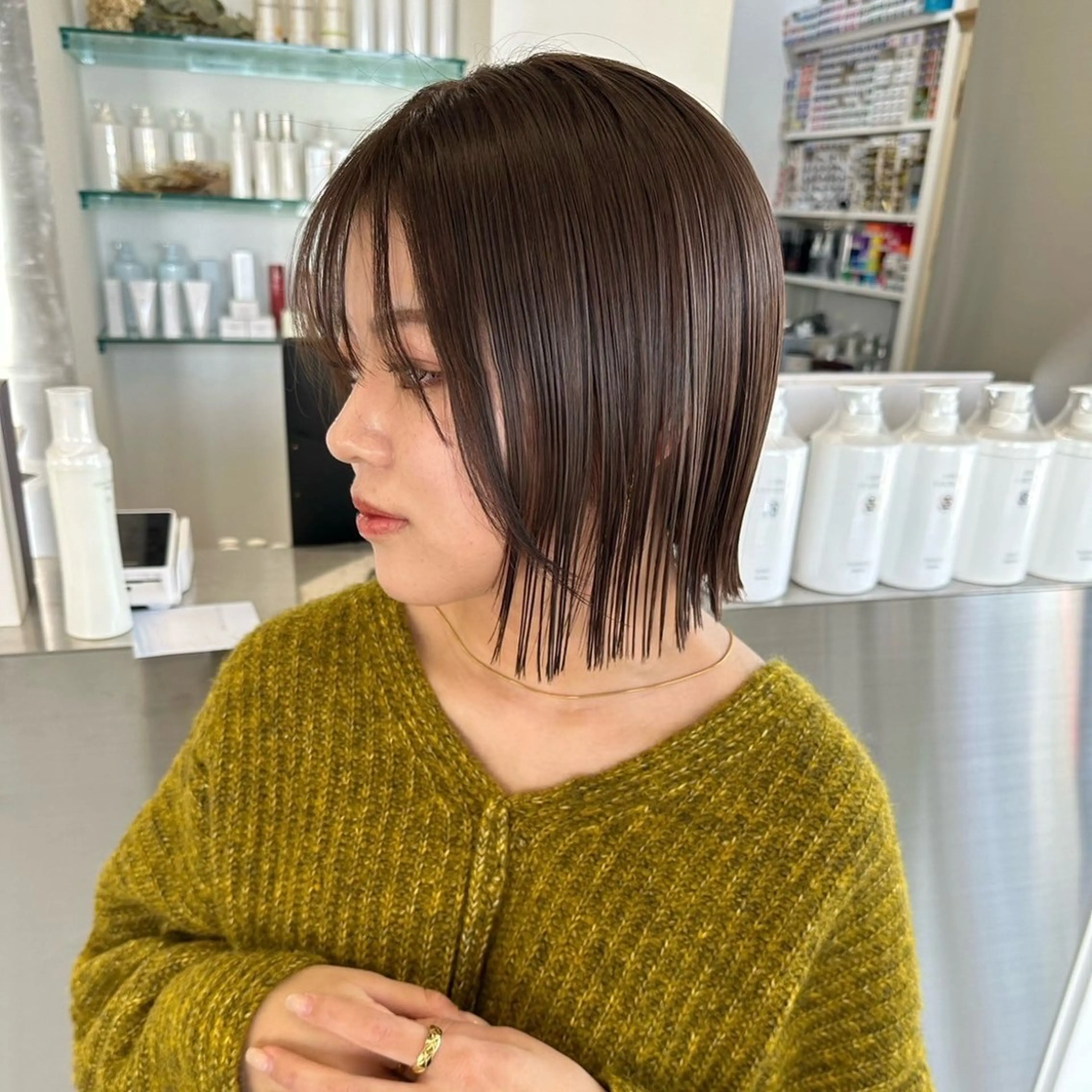 ミディアム カラー LOMARLIE YUSUKE🫧のヘアスタイル