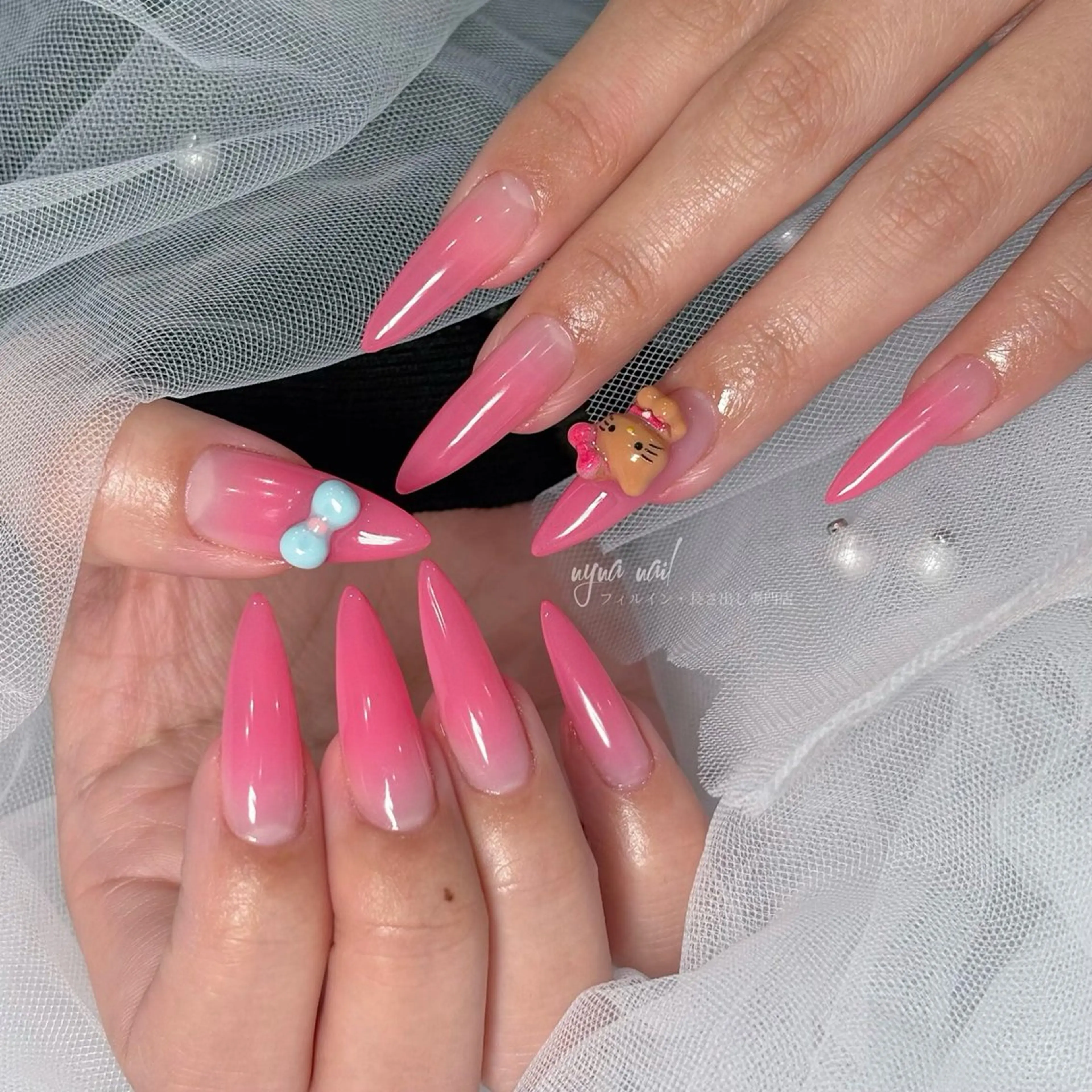 ネイル ハンドネイル 長さ出し専門 nynaのネイルデザイン