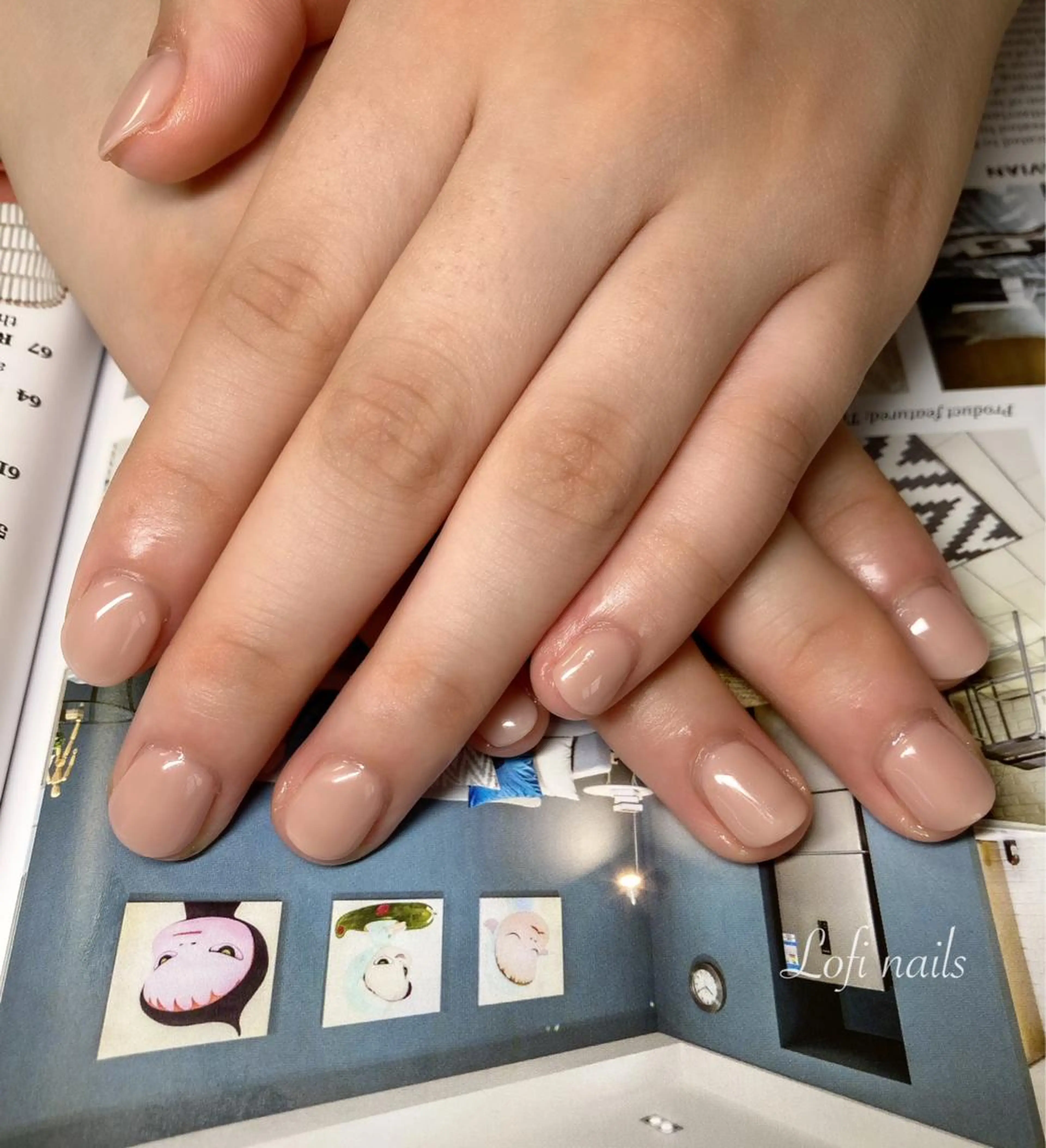 ネイル ワンカラーネイル Lofi nails ゆきこのネイルデザイン