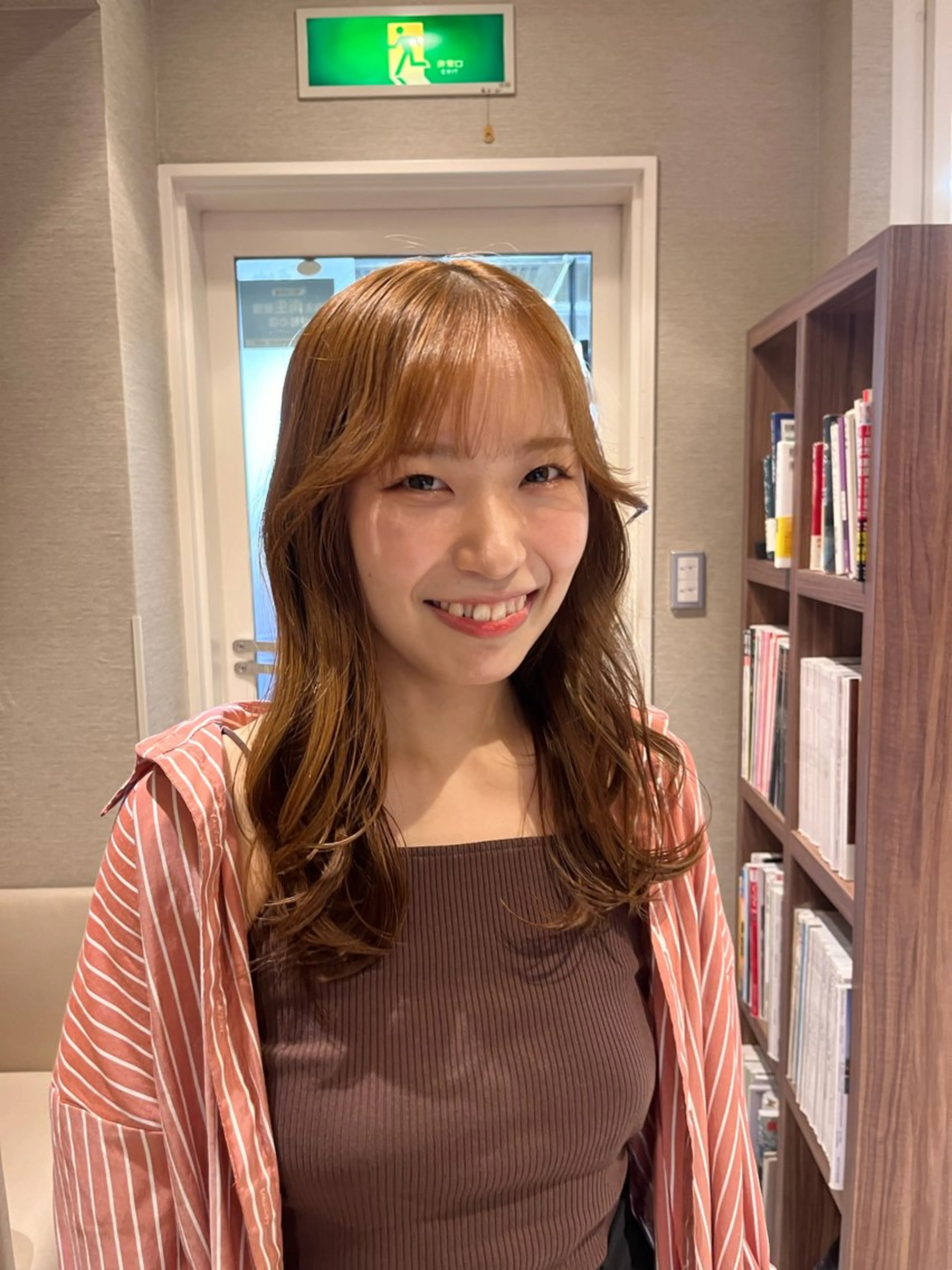 ロング カラー 顔周りカット レイヤーカット カット dogstar小林諒 レイヤー/パーマのヘアスタイル