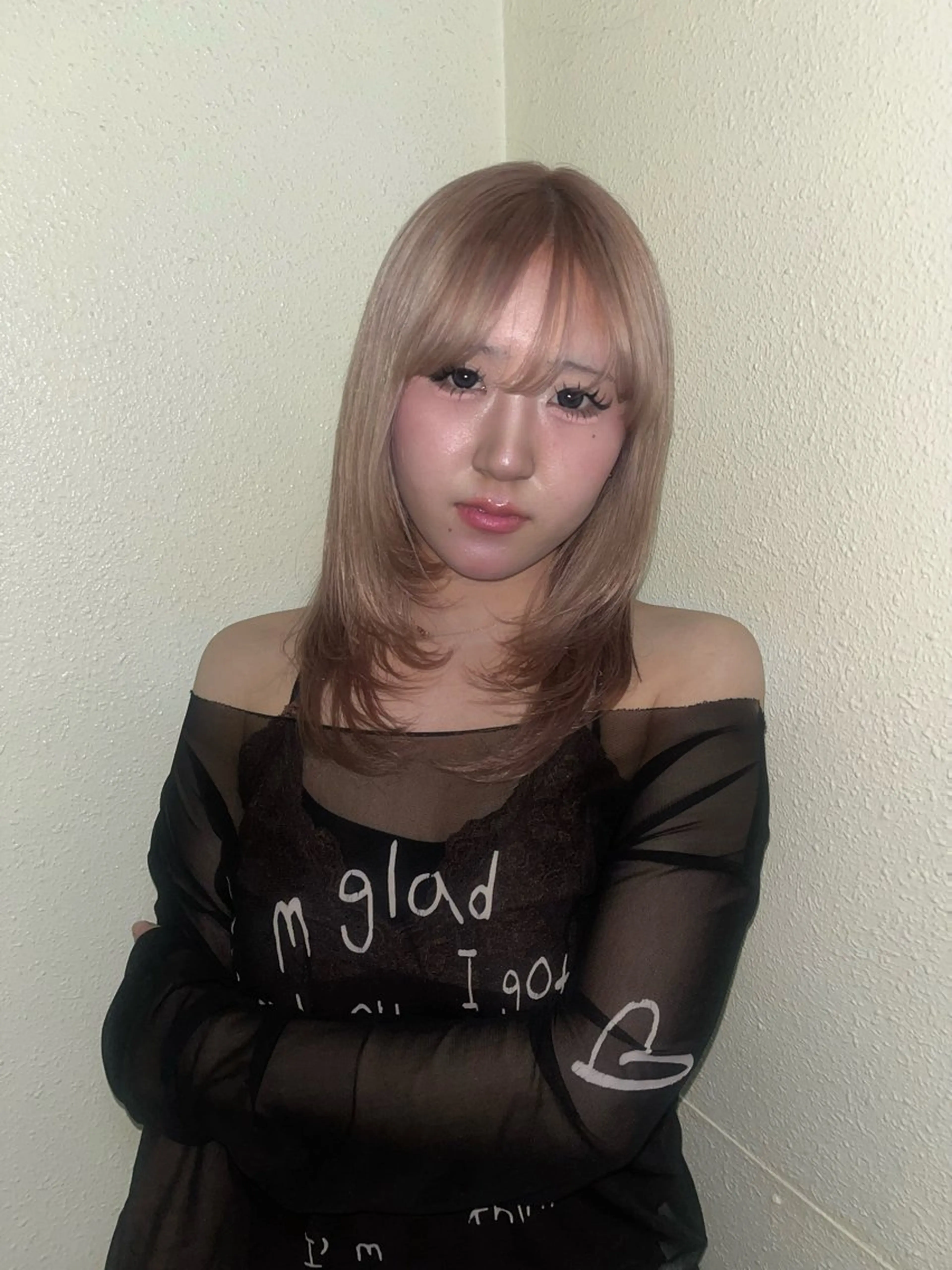 ミディアム カラー ブリーチ ヘアカラー Bërg所属・Bërg mimi ‎ ౨ৎ⋆のヘアスタイル