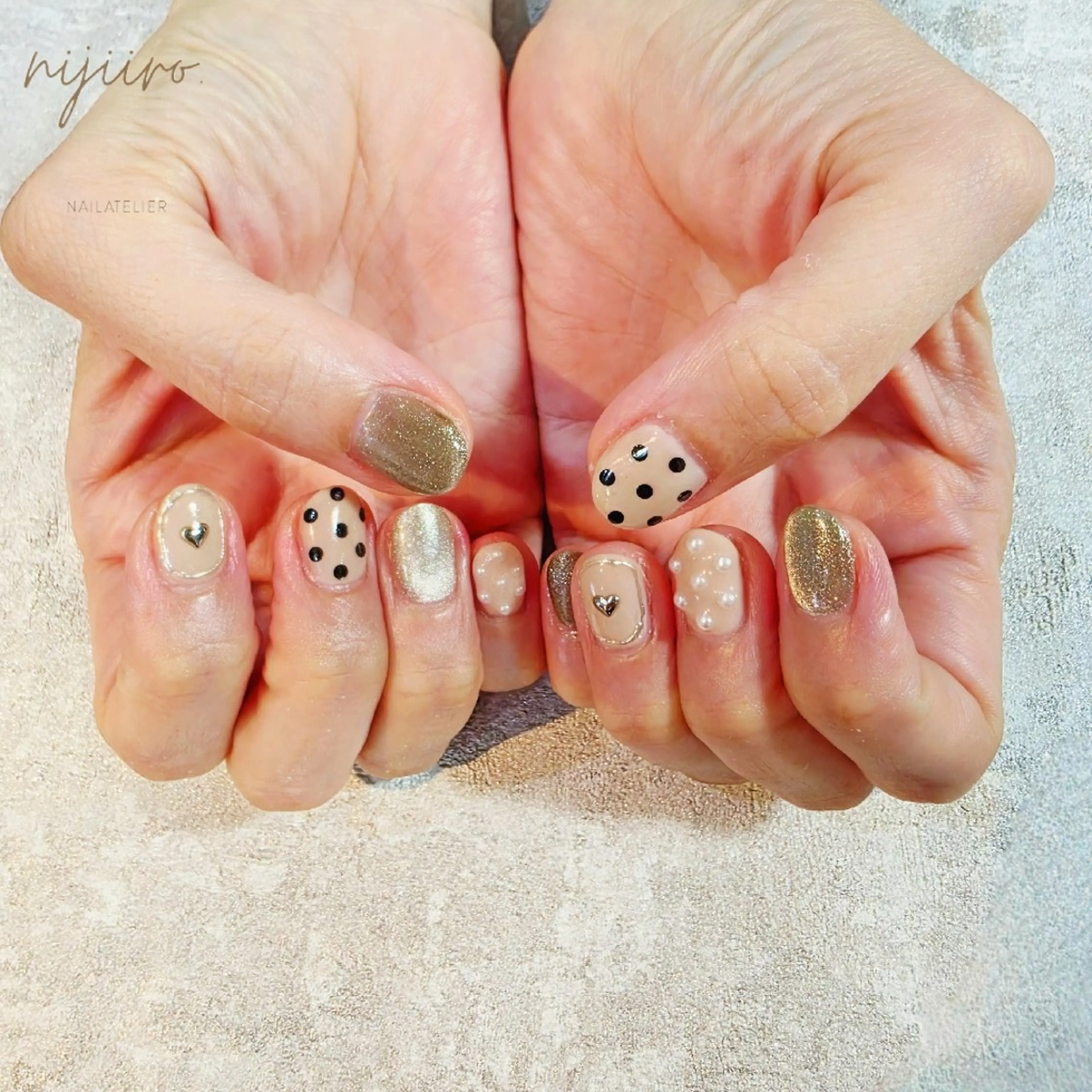 ネイル ハンドネイル nailatelier nijiiro.所属・nijiiro🌈 サトウのネイルデザイン
