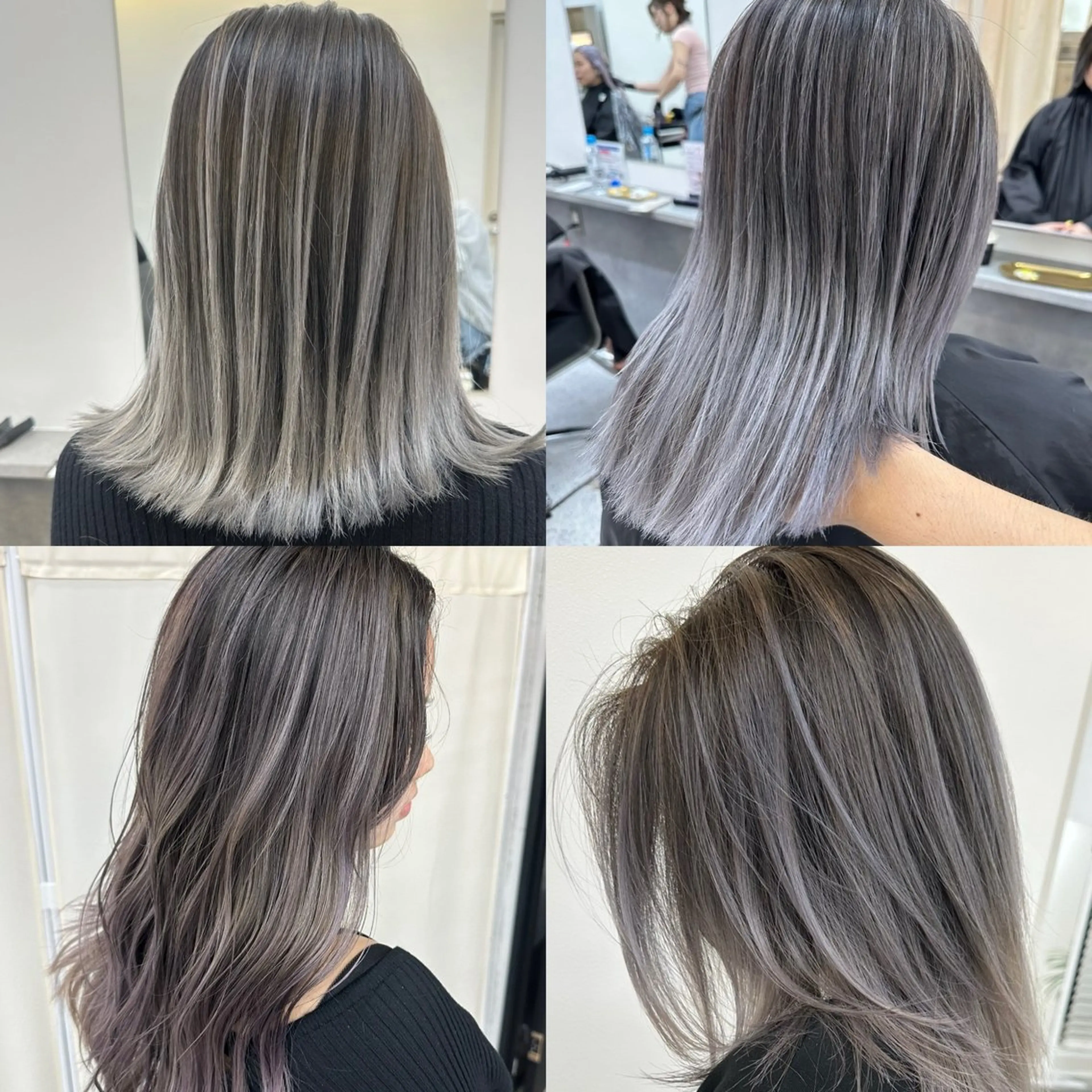 セミロング カラー ヘアアレンジ ヘアカラー トリートメント 久米 治仁のヘアスタイル