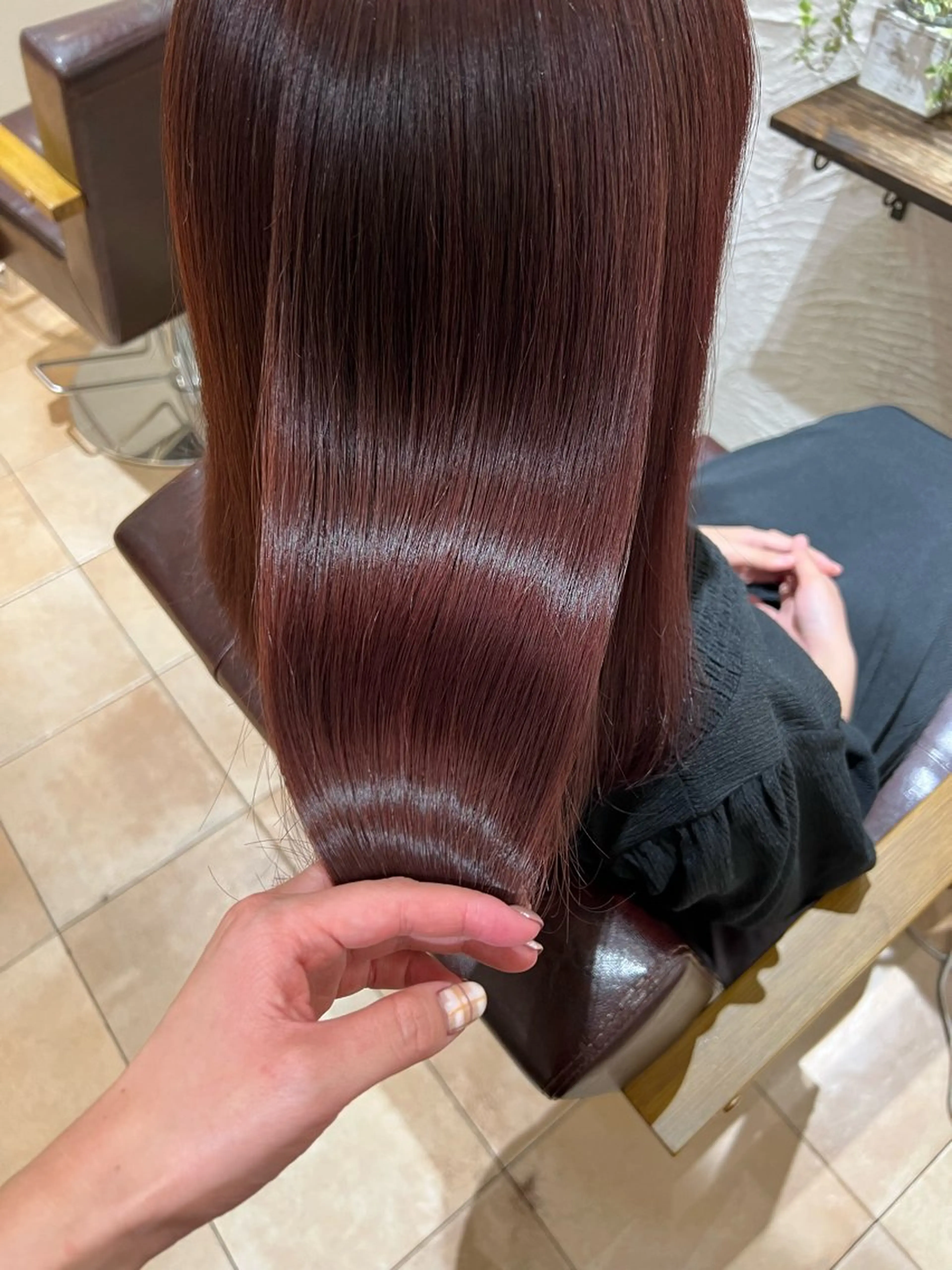 ミディアム カラー 🥀韓国ヘア🥀 宮津真菜のヘアスタイル