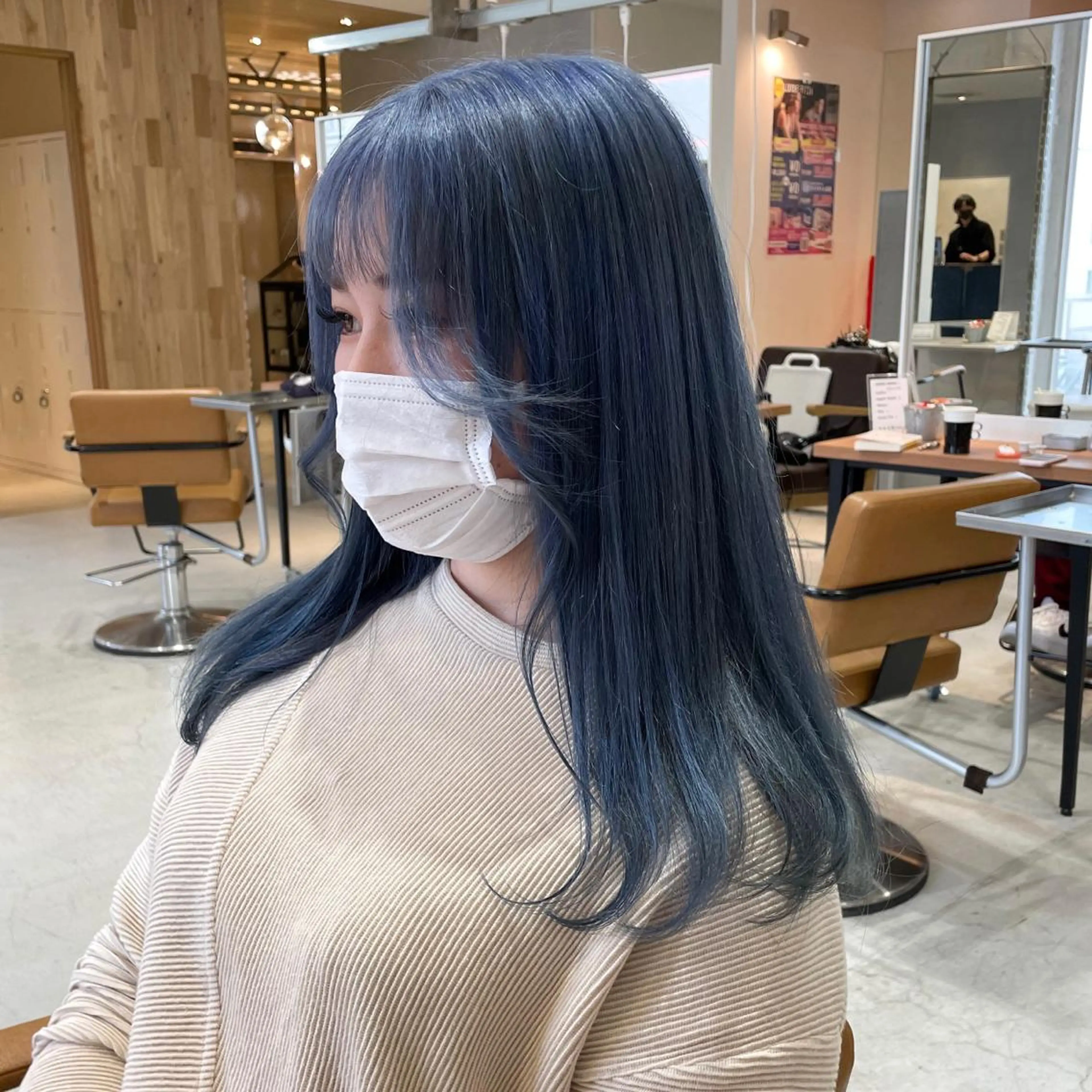 ロング ヘアカラー 大阪韓国ヘア 🦋RINKAのヘアスタイル