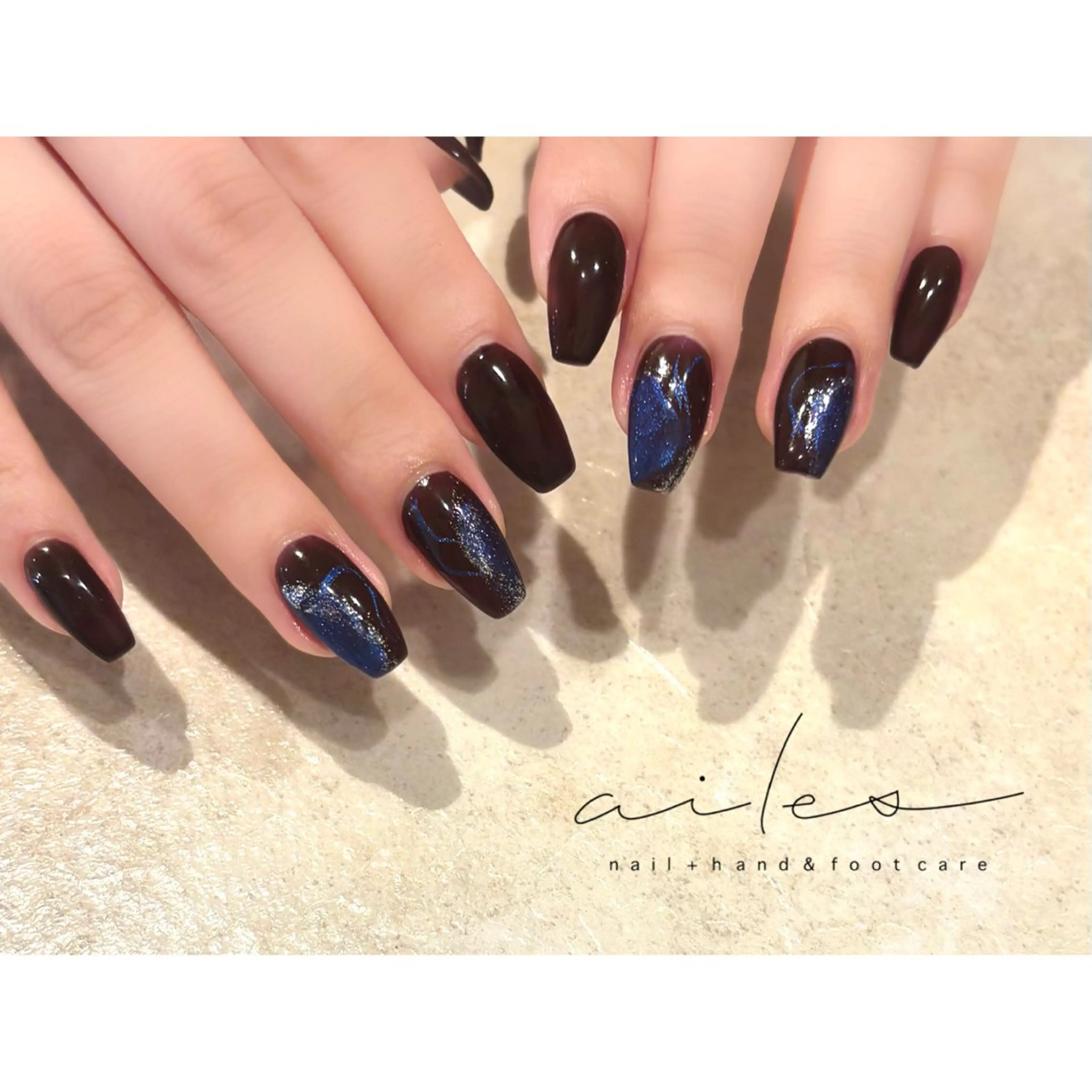 ネイル エールバイクレアチュールドゥエ所属・ailes柏 せきねのネイルデザイン