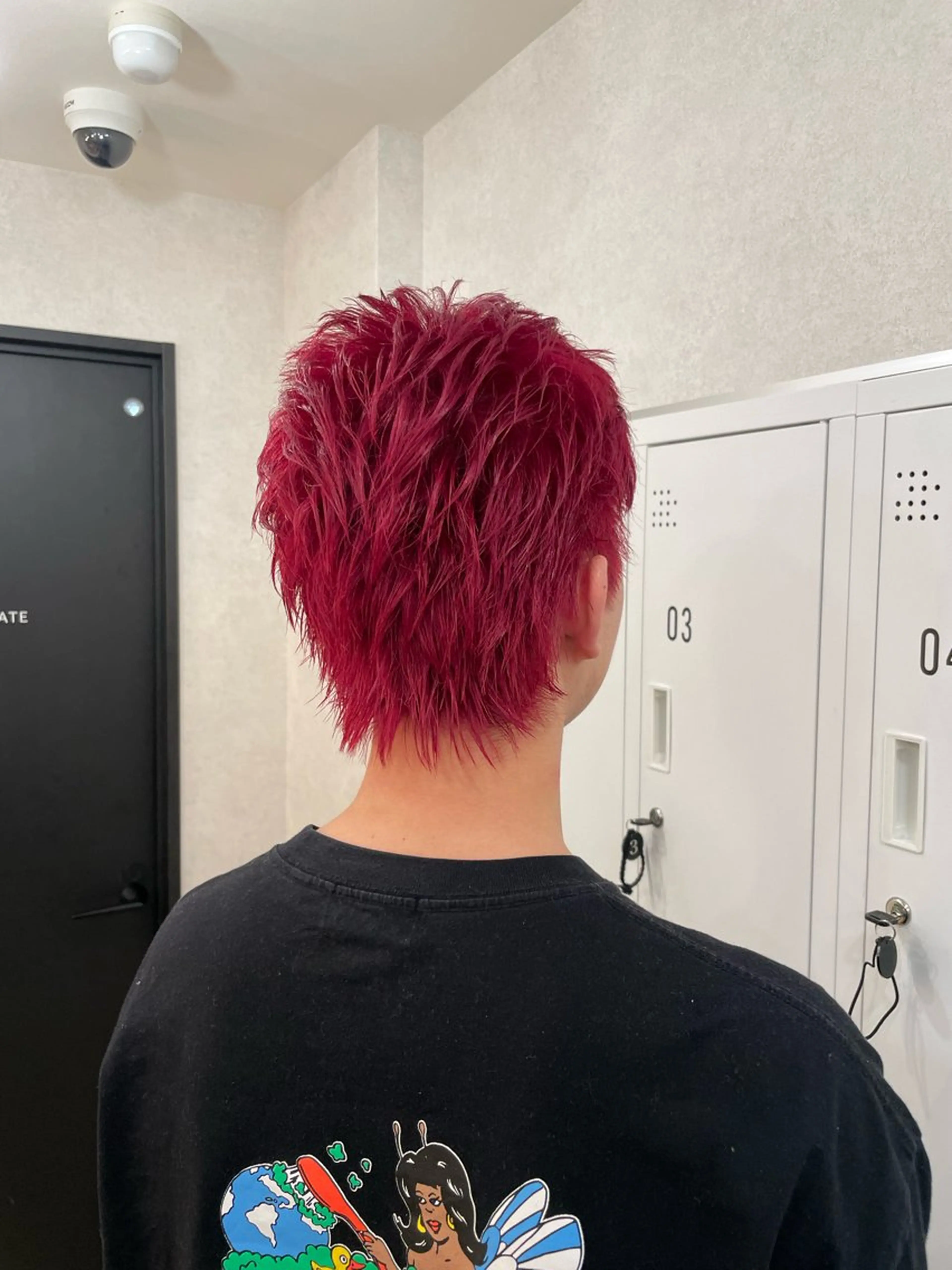 ショート メンズ メンズブリーチ 植原 遥夏のヘアスタイル