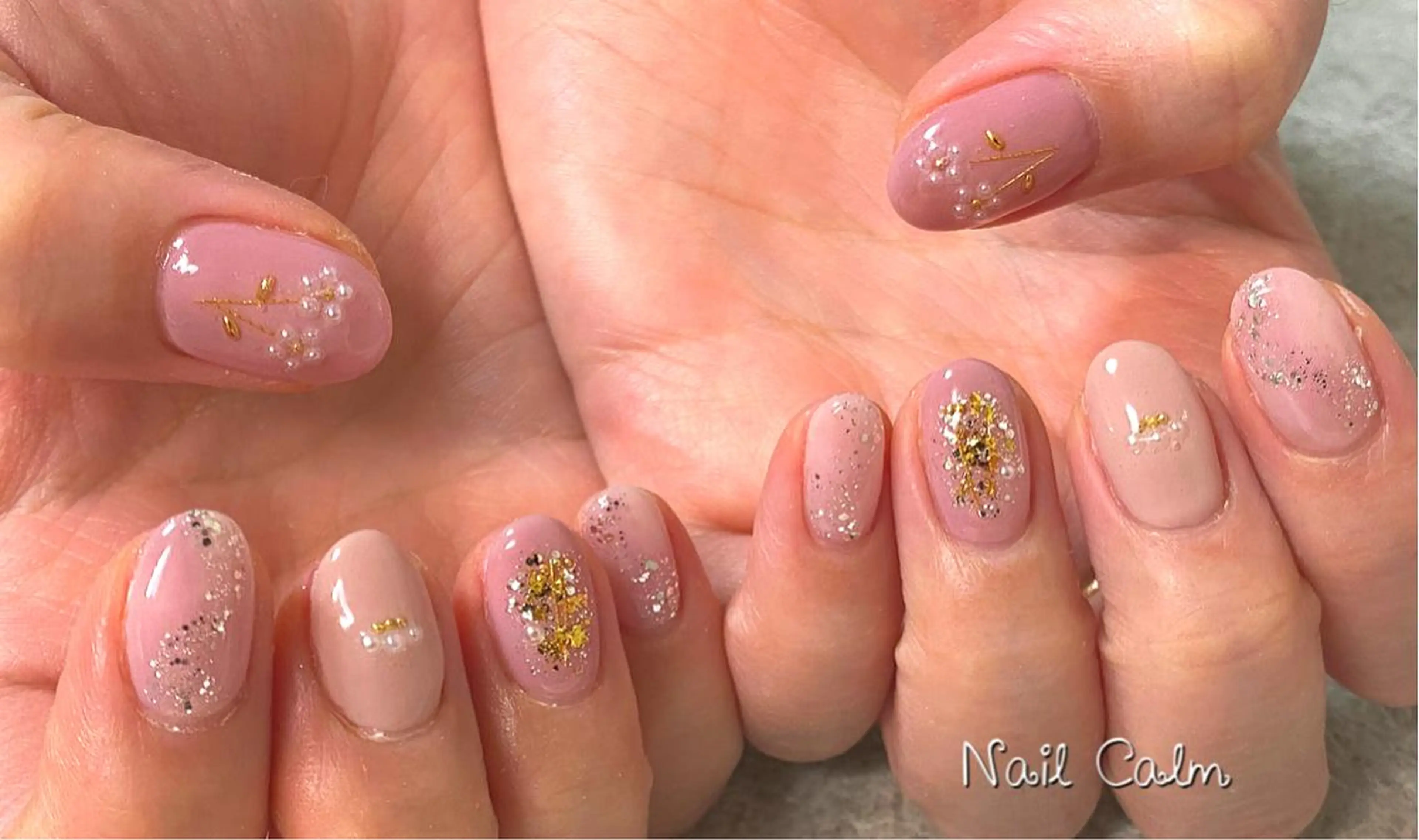 ネイル アートネイル ハンドネイル Nail Calm所属・プライベートサロン Calmのネイルデザイン
